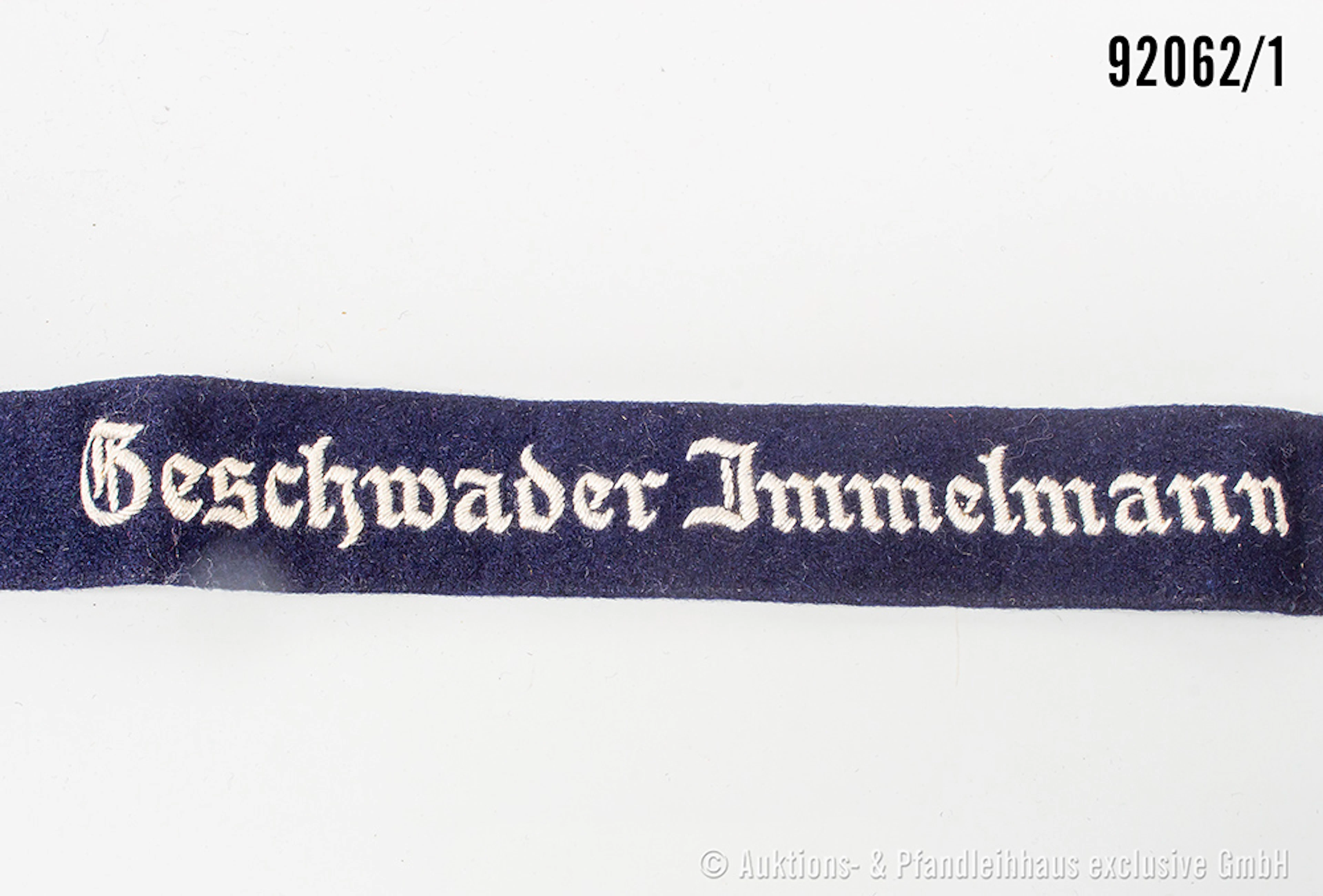 Ärmelband für Mannschaften "Geschwader Immelmann", L ca. 37 cm, guter