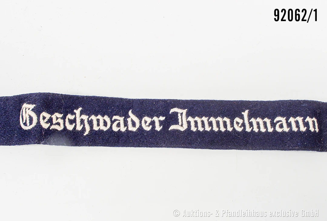 Ärmelband für Mannschaften "Geschwader Immelmann", L ca. 37 cm, guter