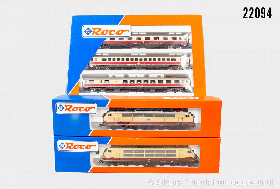 Roco H0 TEE-Reisezug: 43839 E-Lok, DB, BN 103 240-8 (n.A.d.E. digit.)