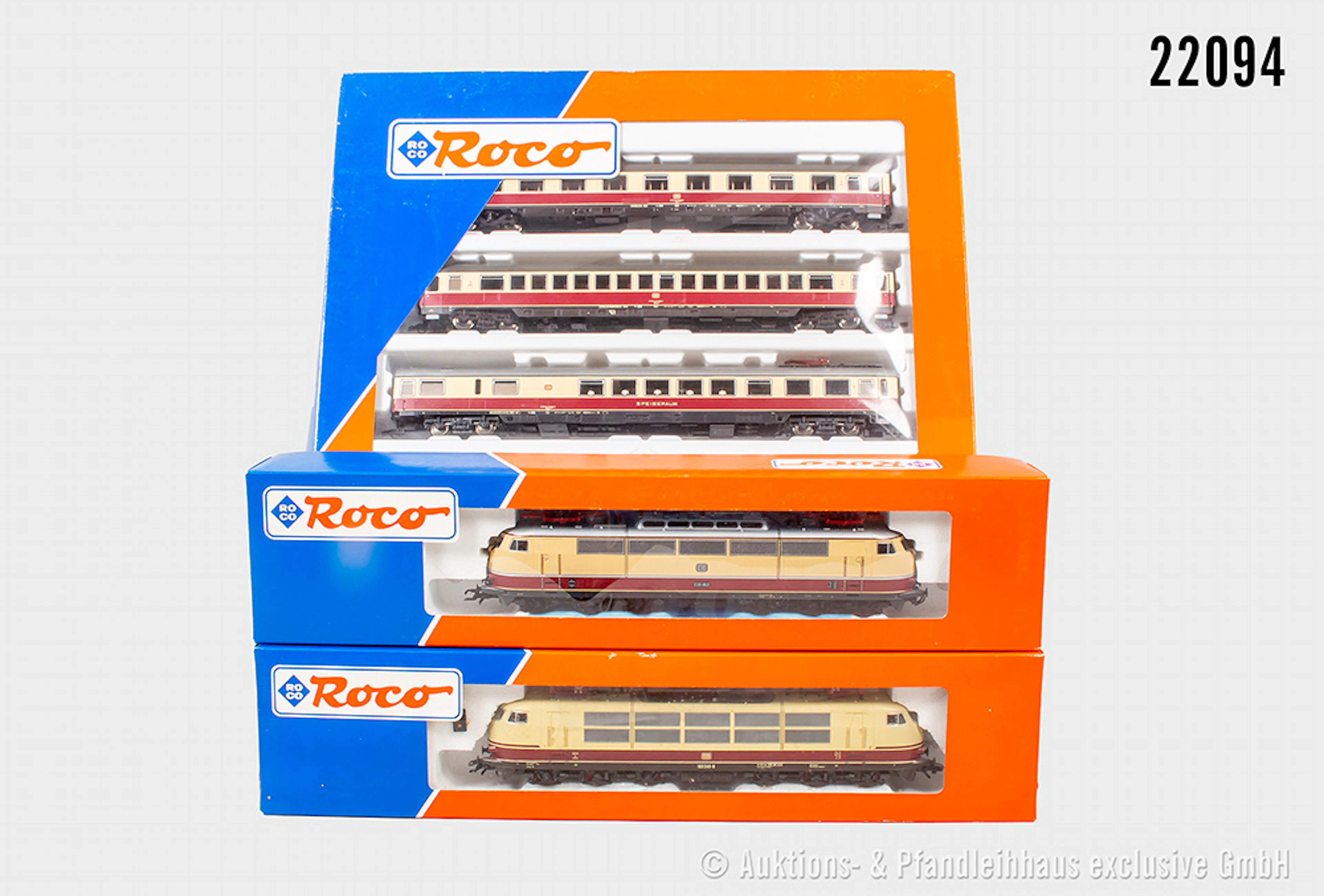 Roco H0 TEE-Reisezug: 43839 E-Lok, DB, BN 103 240-8 (n.A.d.E. digit.)
