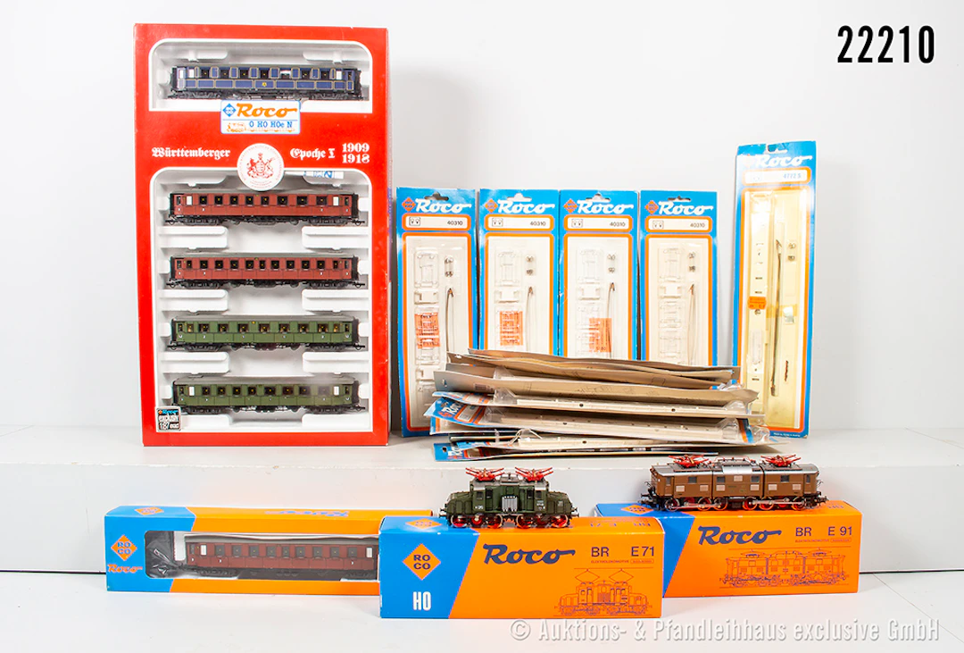 Roco H0: 04139B E-Lok EG5, DRG, BN 22503 & 04196A E-Lok, DRG, BN E71