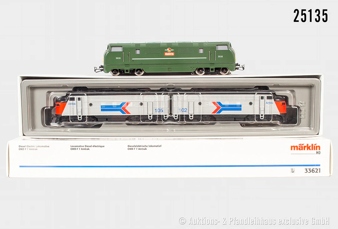 Märklin H0/00: 33621 Doppel-Diesellok FA7, Amtrack, digital & Diesellok