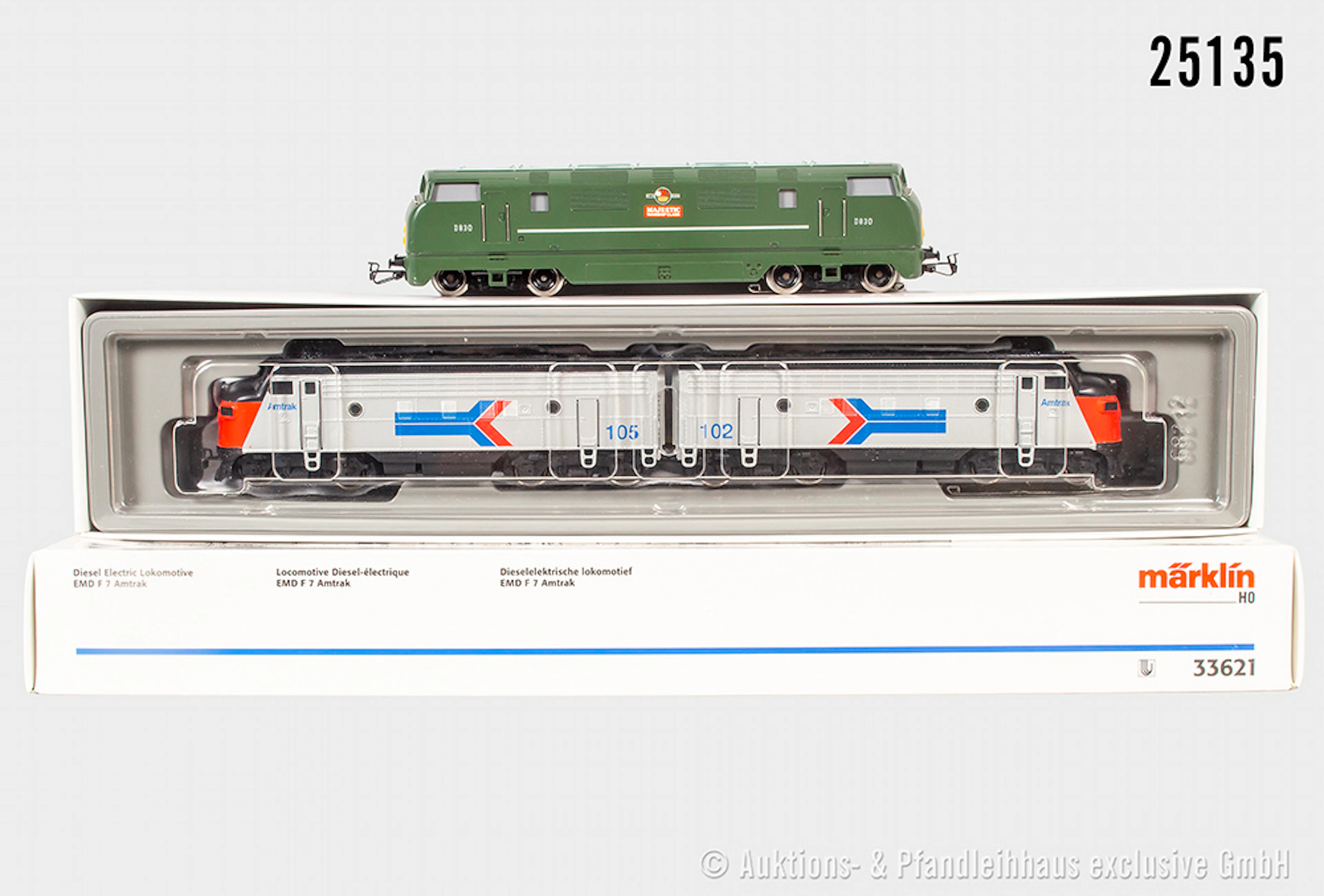 Märklin H0/00: 33621 Doppel-Diesellok FA7, Amtrack, digital & Diesellok