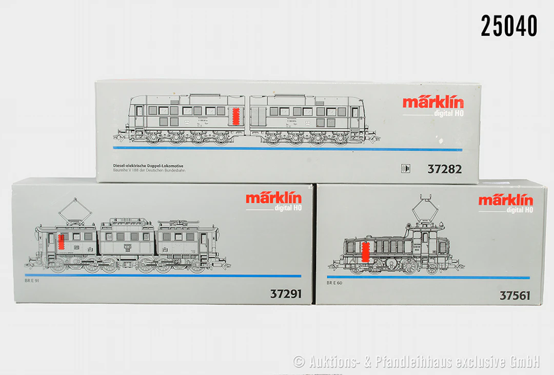 Märklin digital H0: 37282 Doppel-Diesellok, DB, BN V 188 001, Sound
