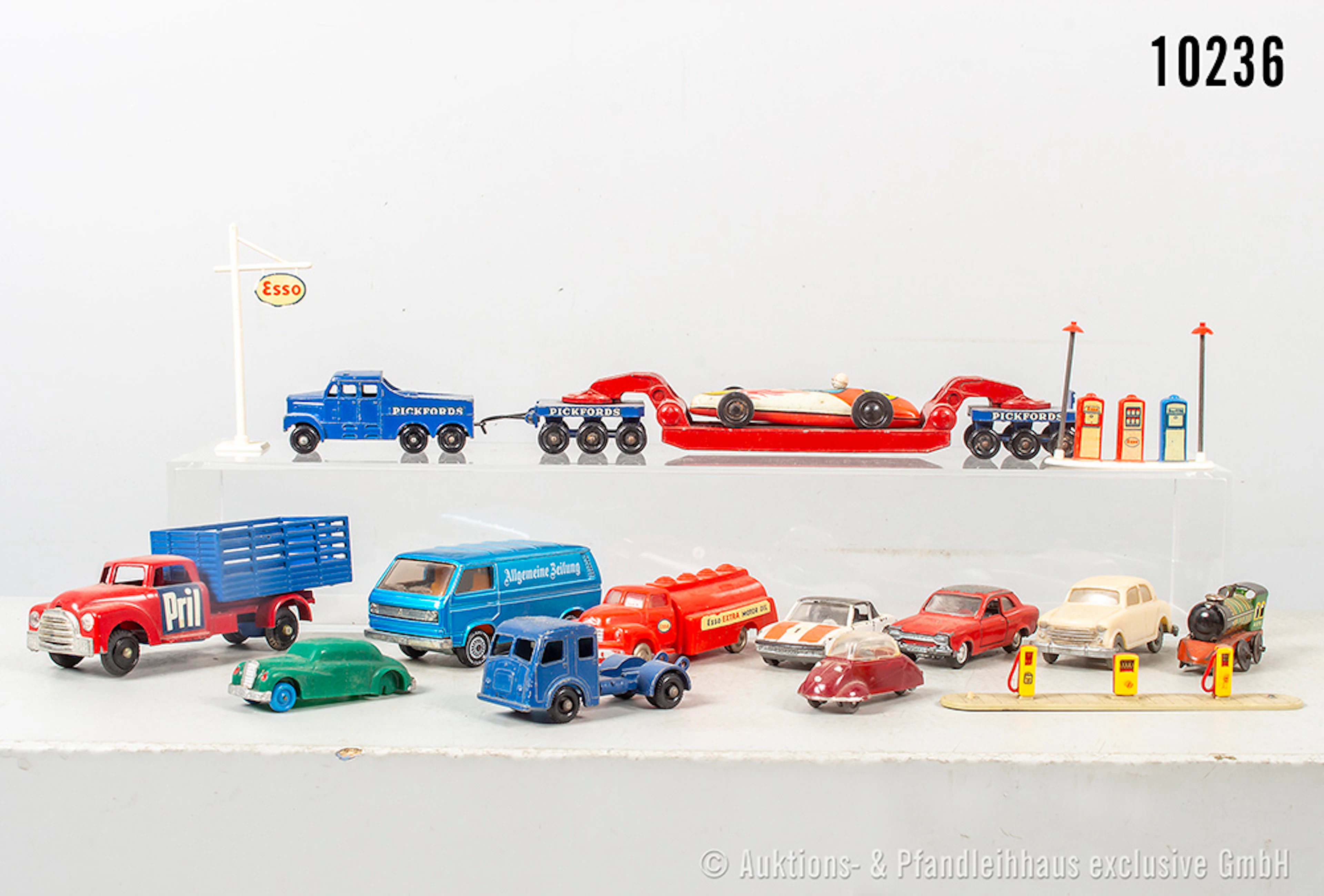 Konv. Modellautos, dabei Lego, Schuco, Siku usw., Kunststoff/ Metall