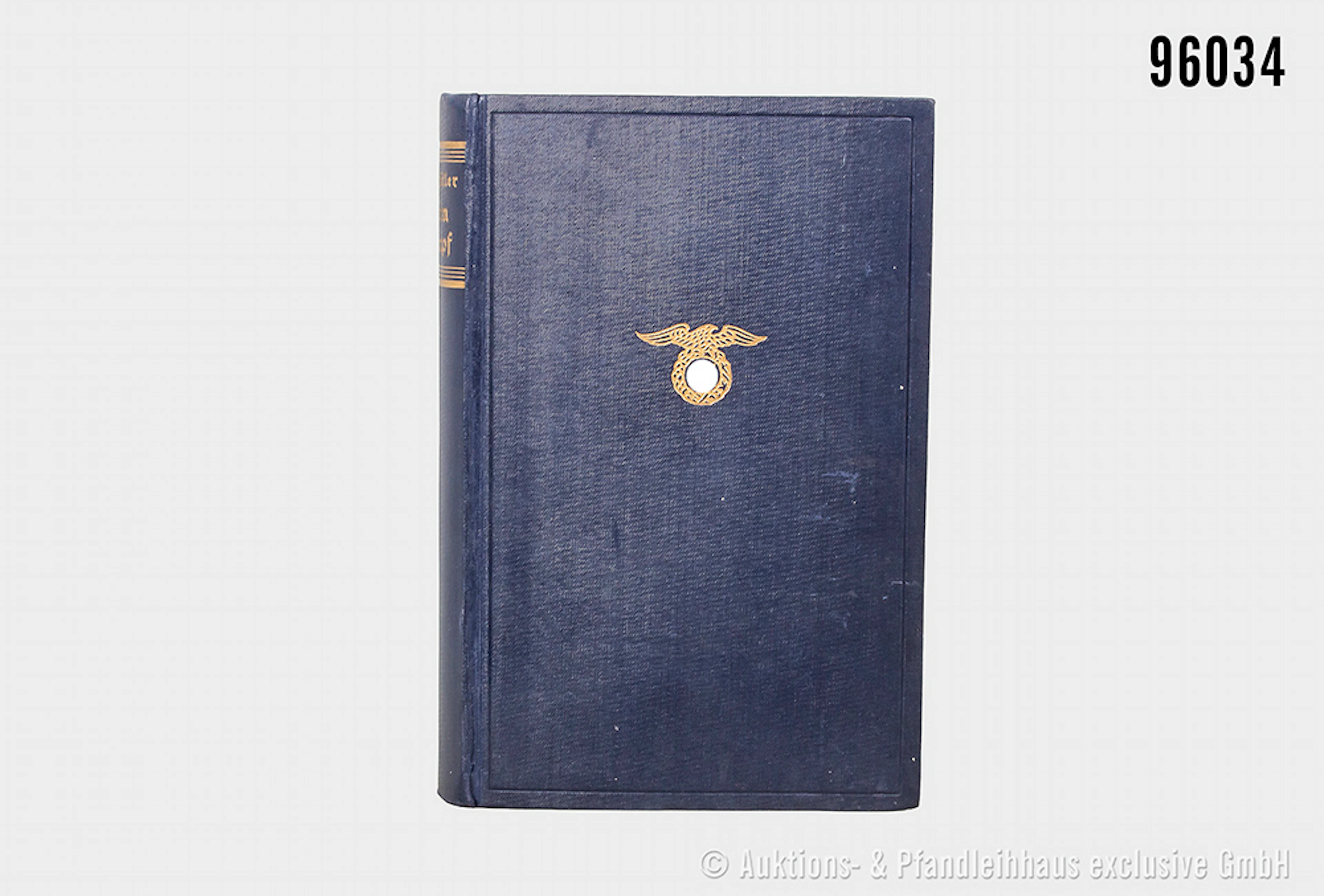 Adolf Hitler "Mein Kampf", blaue Leinenausf. von 1933, guter Zustand