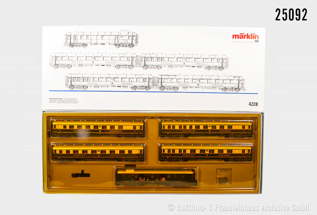 Märklin H0: 4228 5-tlg. Wagen-Set "Rheingold", DRG, Z 1-2, OVP