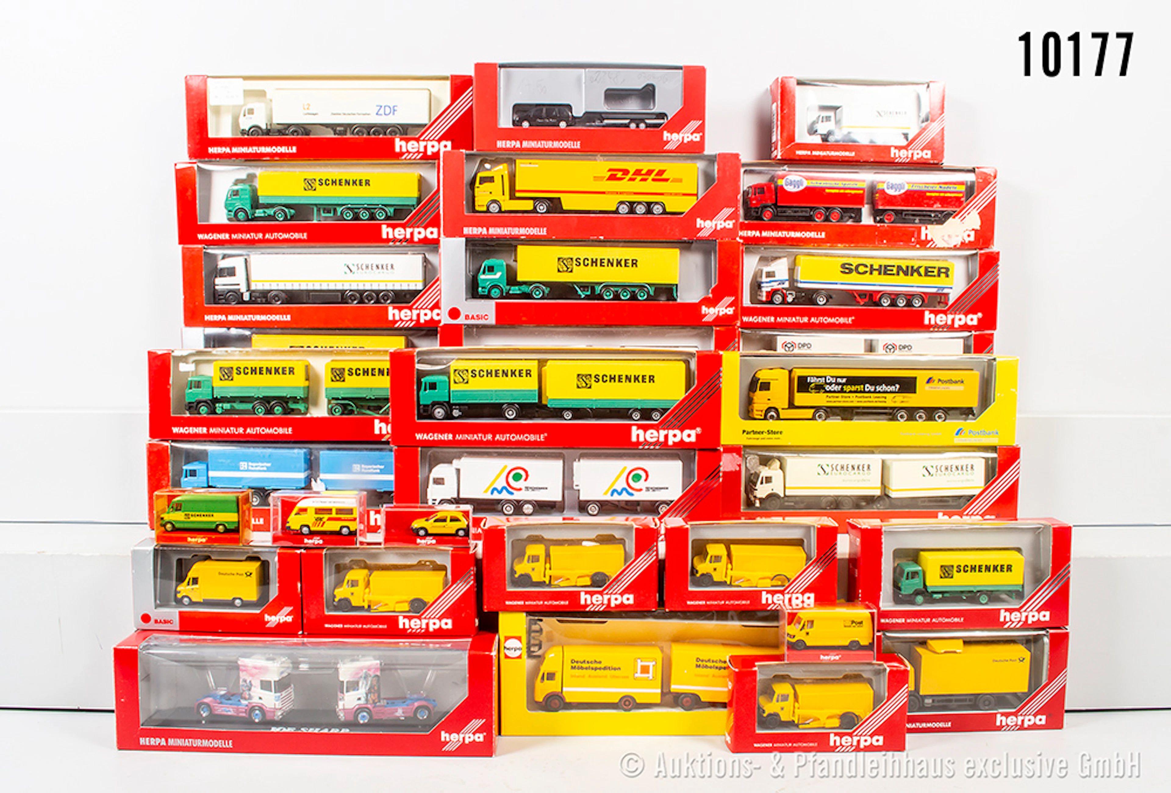 Herpa H0 Modellfahrzeuge, überwiegend Lkw, Z 0-1, OVP