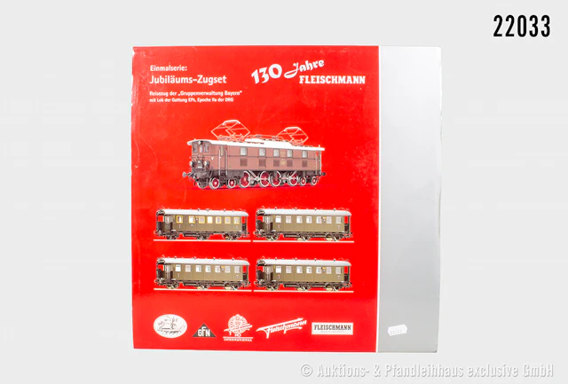 Fleischmann H0 5-tlg. Jubiläumszug-Set: 48771, 130 Jahre Fleischmann