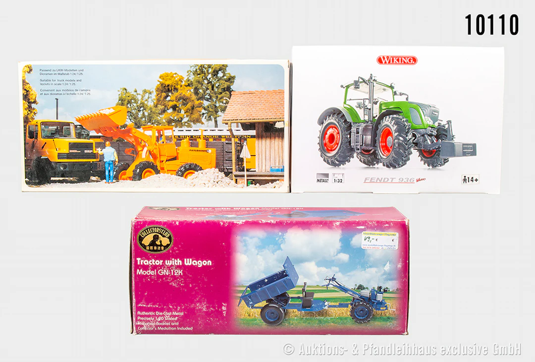 Konv. Fahrzeuge, Wiking Fendt 936, Metall, 1:32, Collector's Club