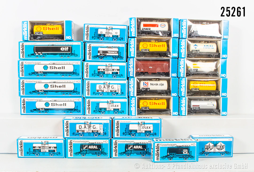 Märklin H0 27x Güterwagen: 2x 4646, 8474, 4747, 3x 4651, 4442, 4560