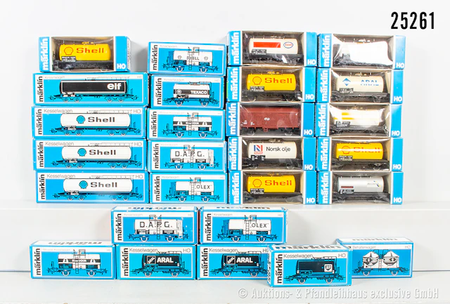 Märklin H0 27x Güterwagen: 2x 4646, 8474, 4747, 3x 4651, 4442, 4560