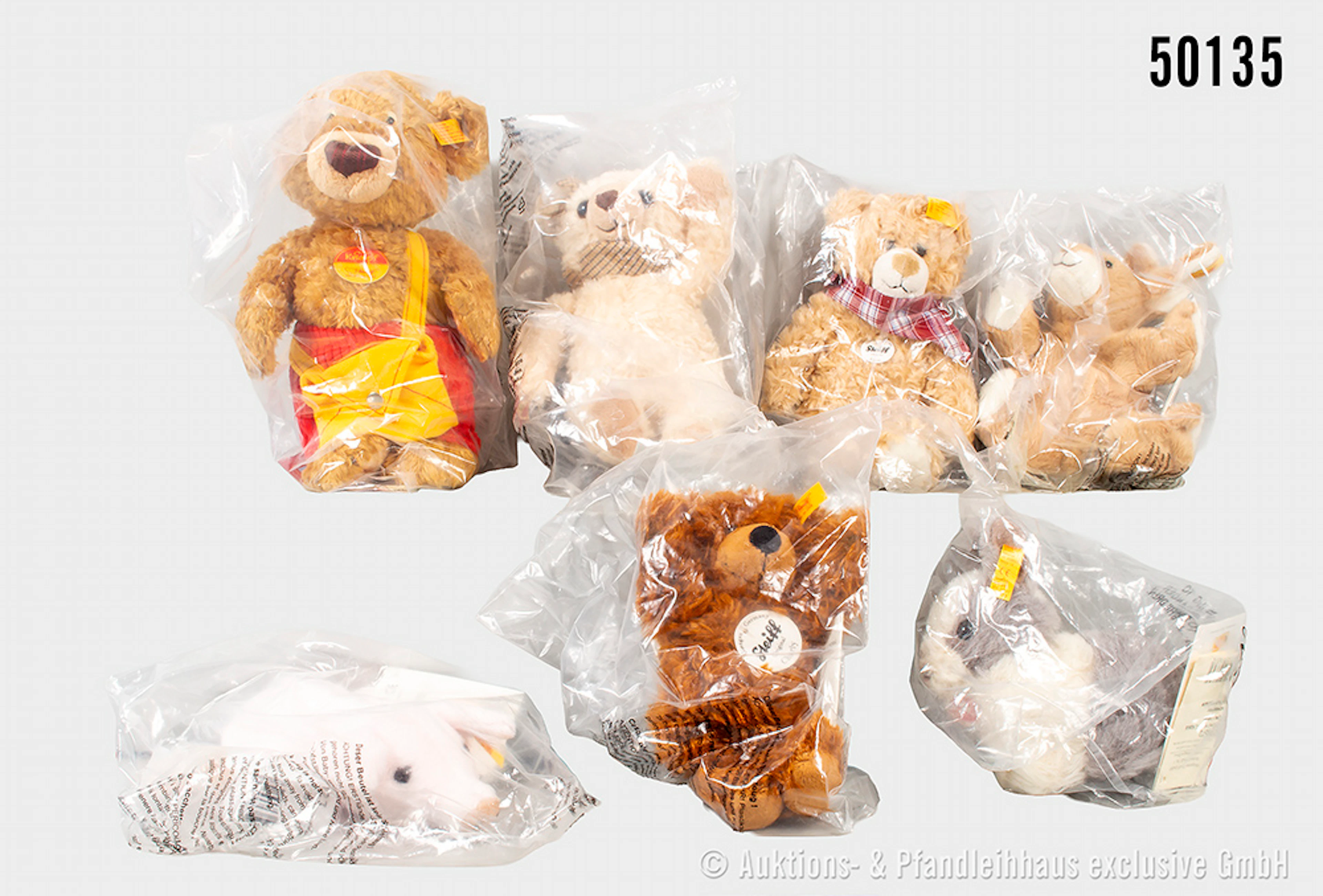 Steiff Tiere, Teddybär Knopf, KFS, Nr. 014444, Teddy Clara, KF, Nr.