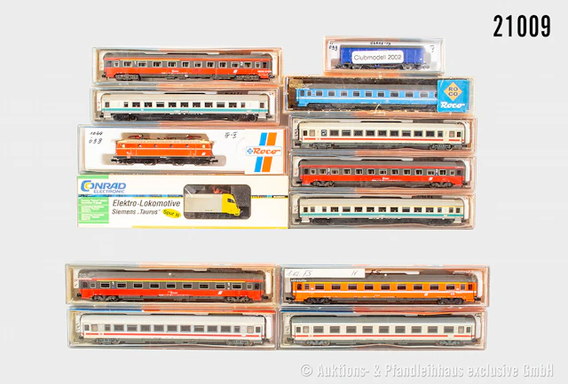 Hobbytrain Spur N Personenzug: 219671 E-Lok, Dispolok, BN ES 64 U2