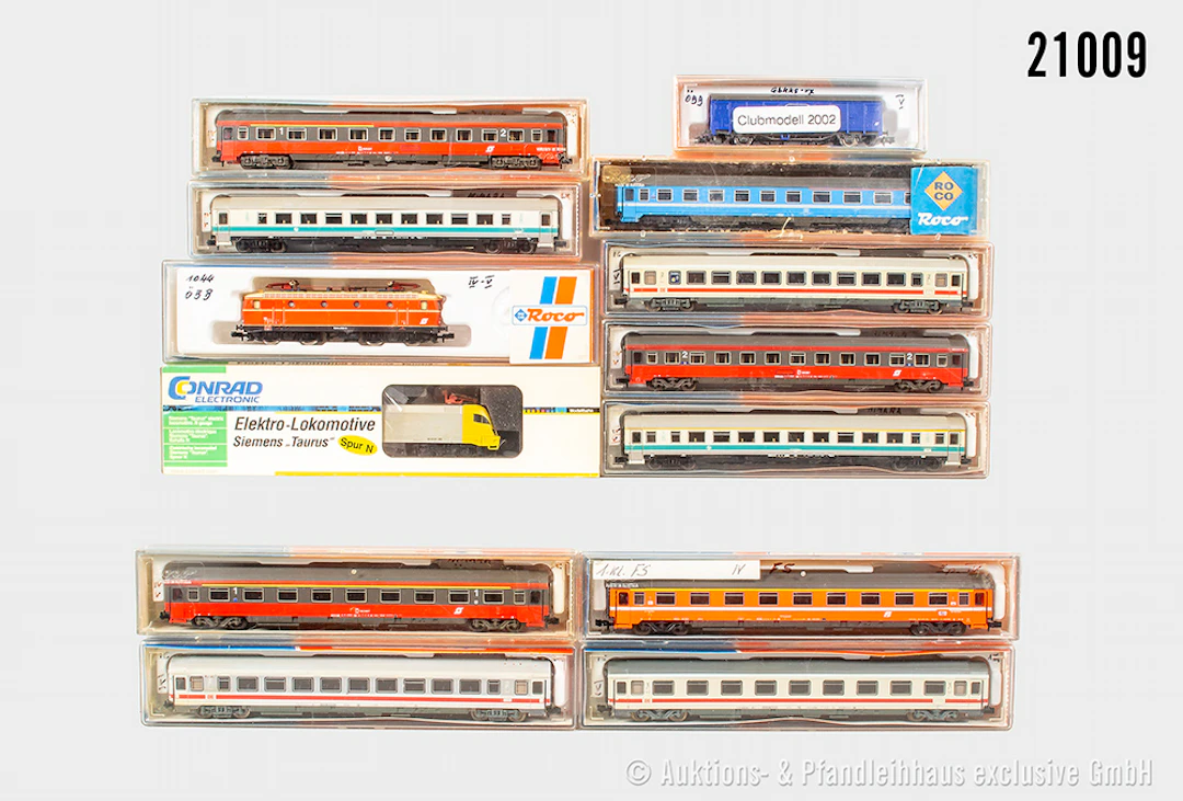Hobbytrain Spur N Personenzug: 219671 E-Lok, Dispolok, BN ES 64 U2