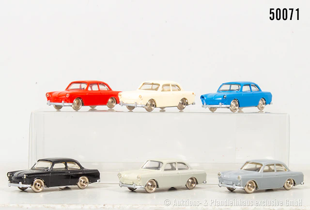 Lego H0 Modellautos, VW 1500, verschiedene Ausführung, Z 1-2