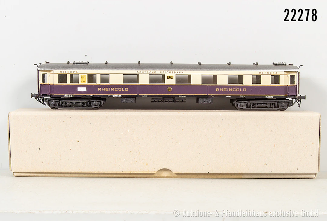 Heinzl H0: "Rheingold"-Wagen, DRG, BN 10708, Faltbalken liegt bei, Z 2