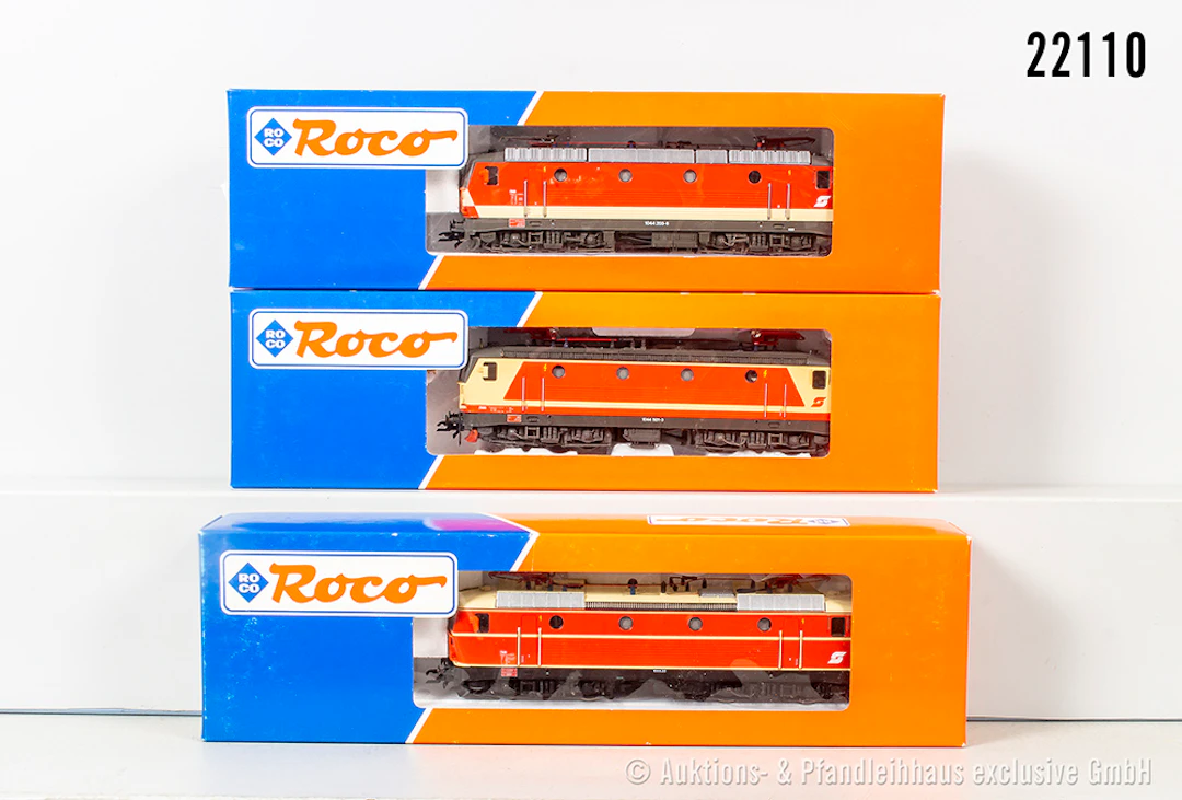 3x Roco H0 E-Lok, ÖBB: 43820, BN 1044 501-3 & 43726, BN 1044 33 &