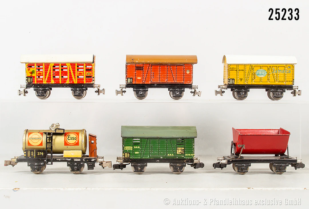 Märklin H0, Güterwagen: 374 E Typ 1, 386 Typ 1, 381 Typ 3, 382 Typ