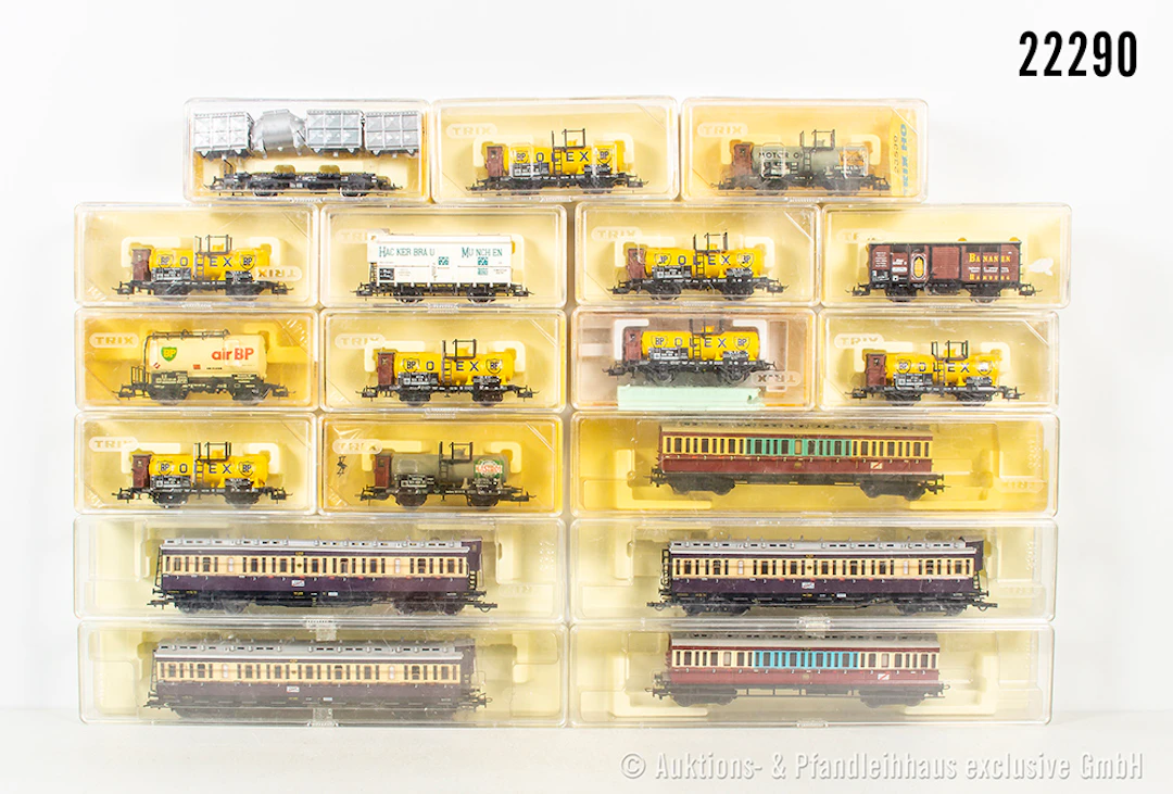 Trix H0: 18x Wagen, Z 1-3, OVP