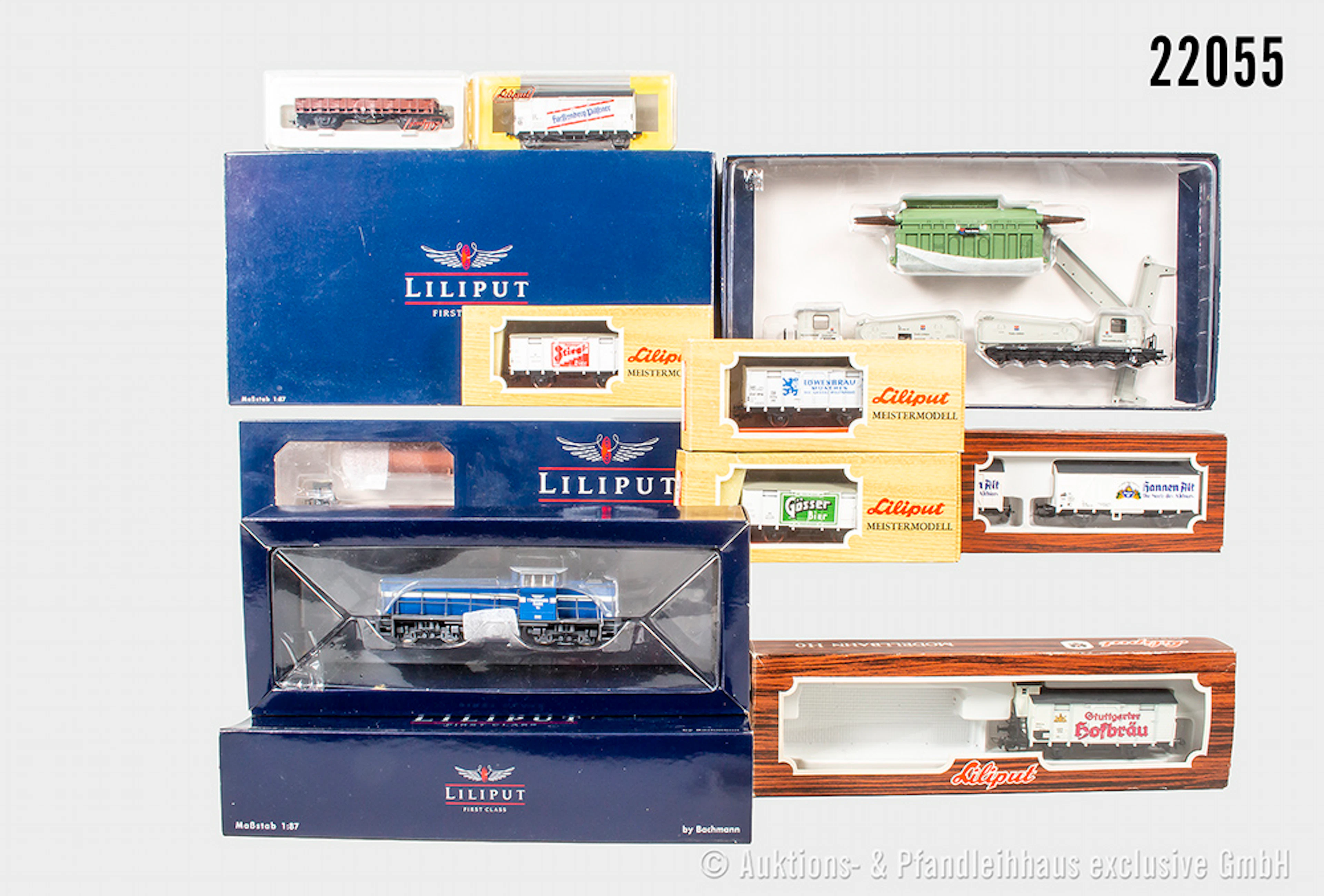 Liliput H0 Güterzug: 11400 Diesellok "Tegernsee", BN 14 (n.A.d.E.
