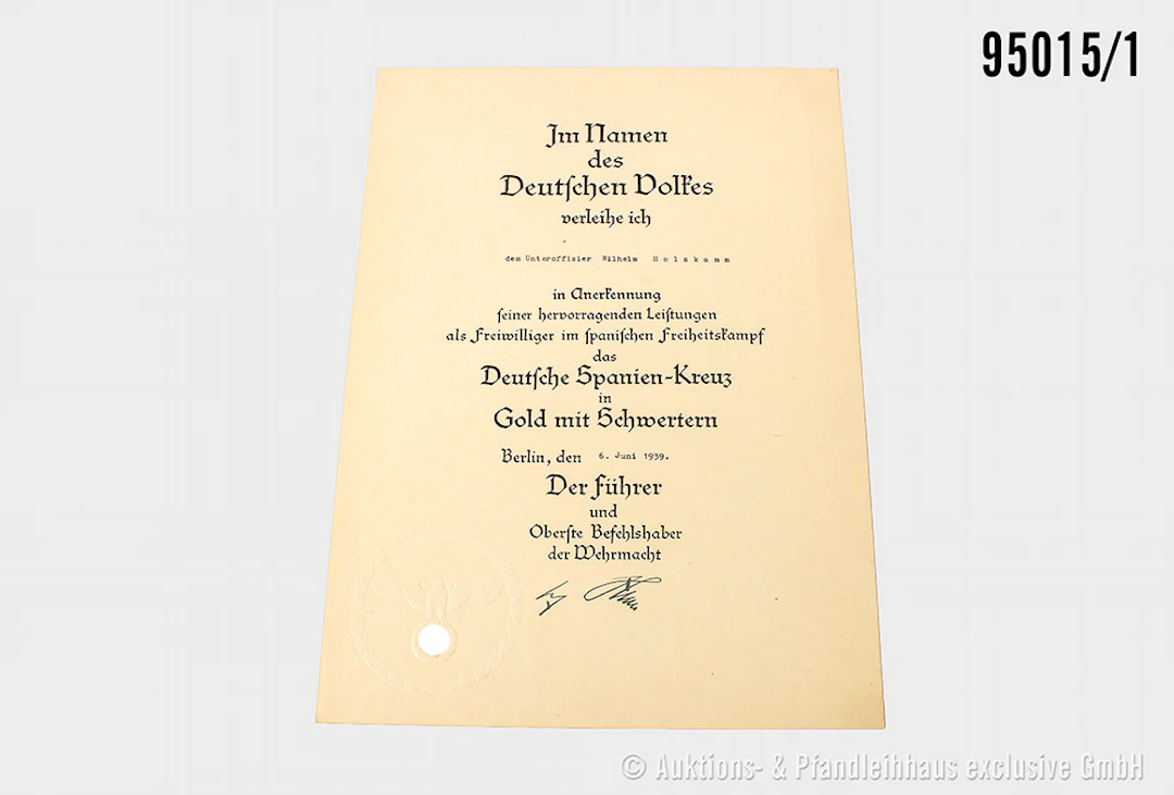 Dokumentennachlass des Oberfeldwebel Wilhelm Holzkamm, Kampfgeschwader