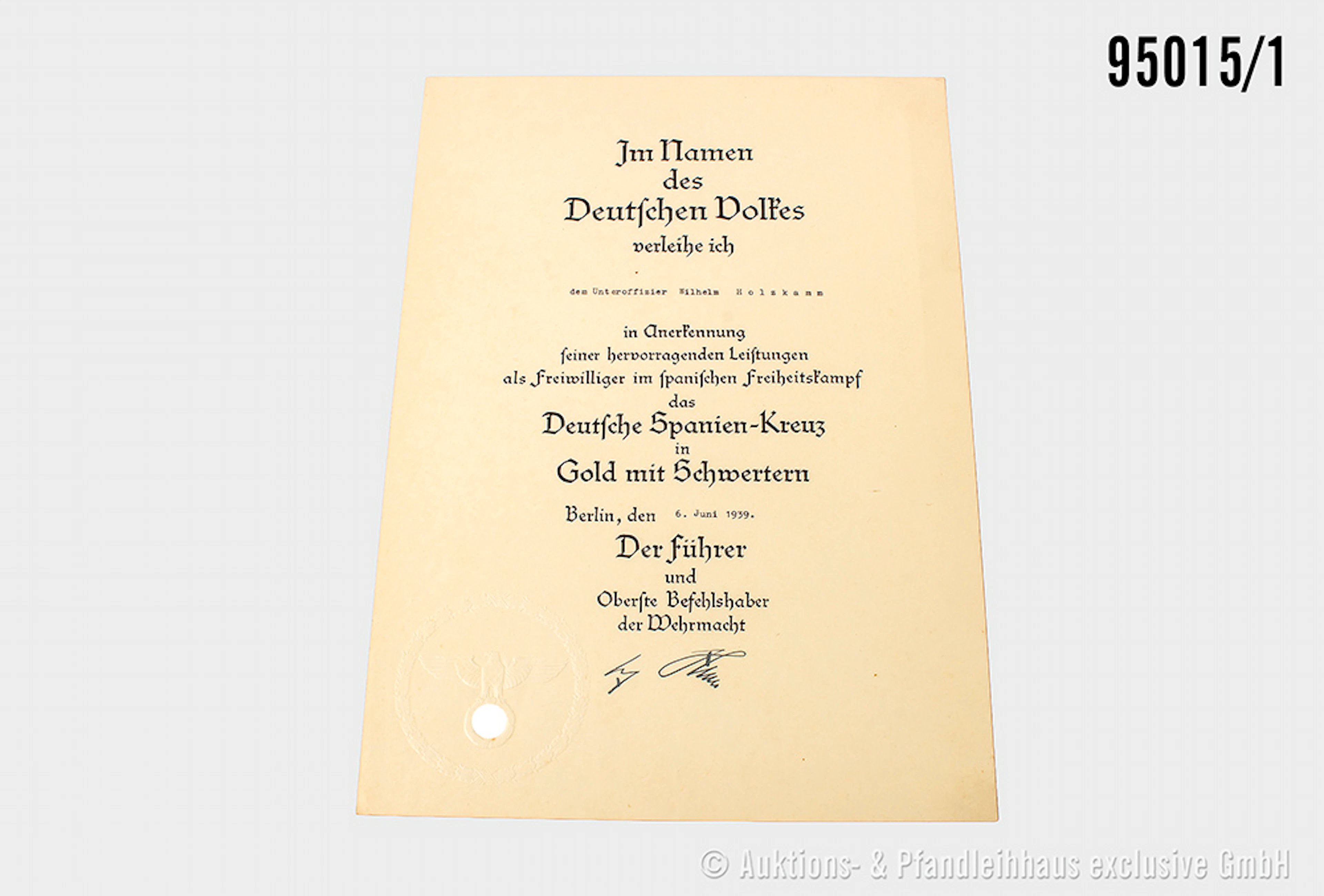 Dokumentennachlass des Oberfeldwebel Wilhelm Holzkamm, Kampfgeschwader