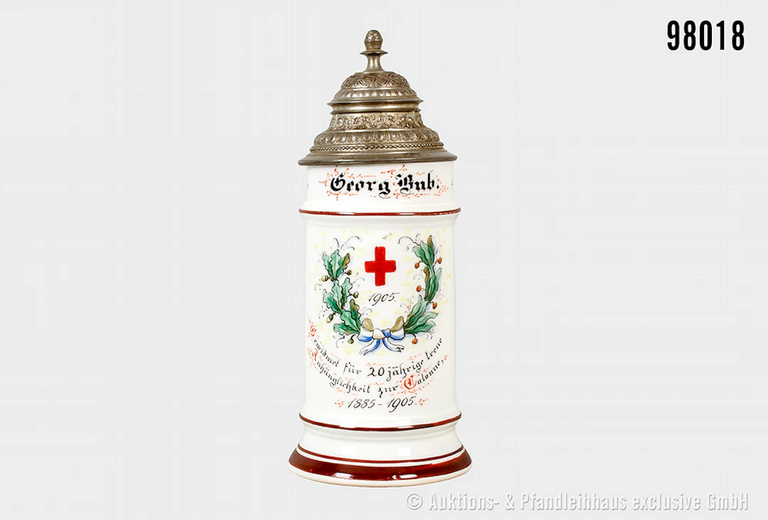Preußen, Geschenkkrug an den Führer-Stellvertreter Georg Bub für 20