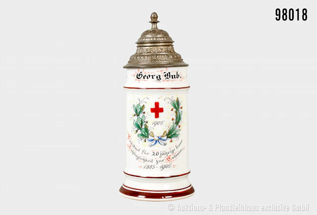 Preußen, Geschenkkrug an den Führer-Stellvertreter Georg Bub für 20