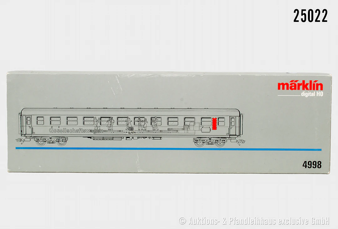 Märklin digital H0: 4998 Gesellschaftswagen mit Sound/Licht/Bewegung