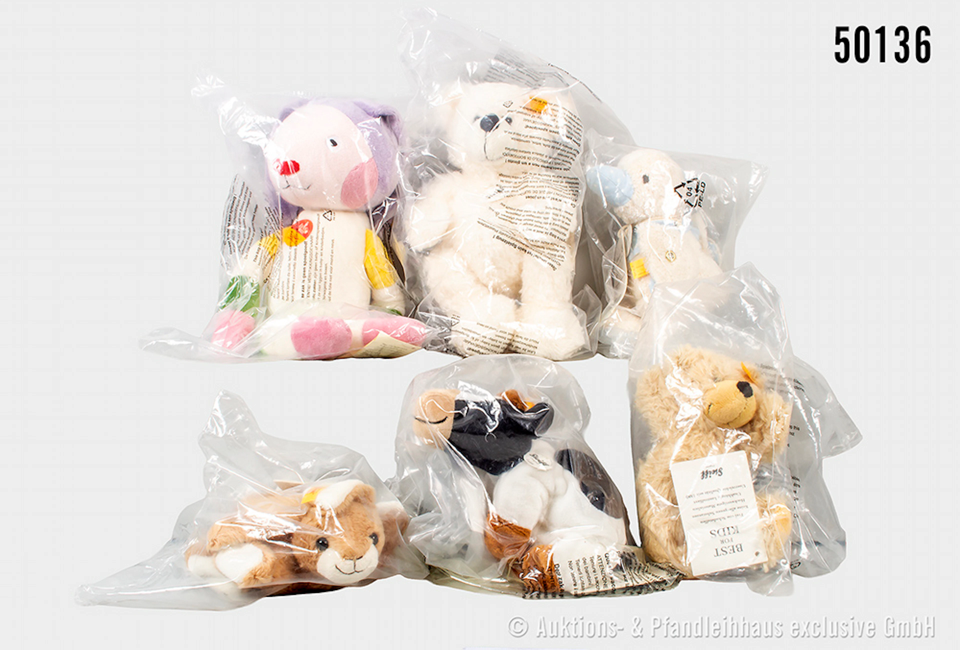 Steiff Tiere, Teddy Lotte, KFS, Nr. 111310, Lauras Stern Hase groß