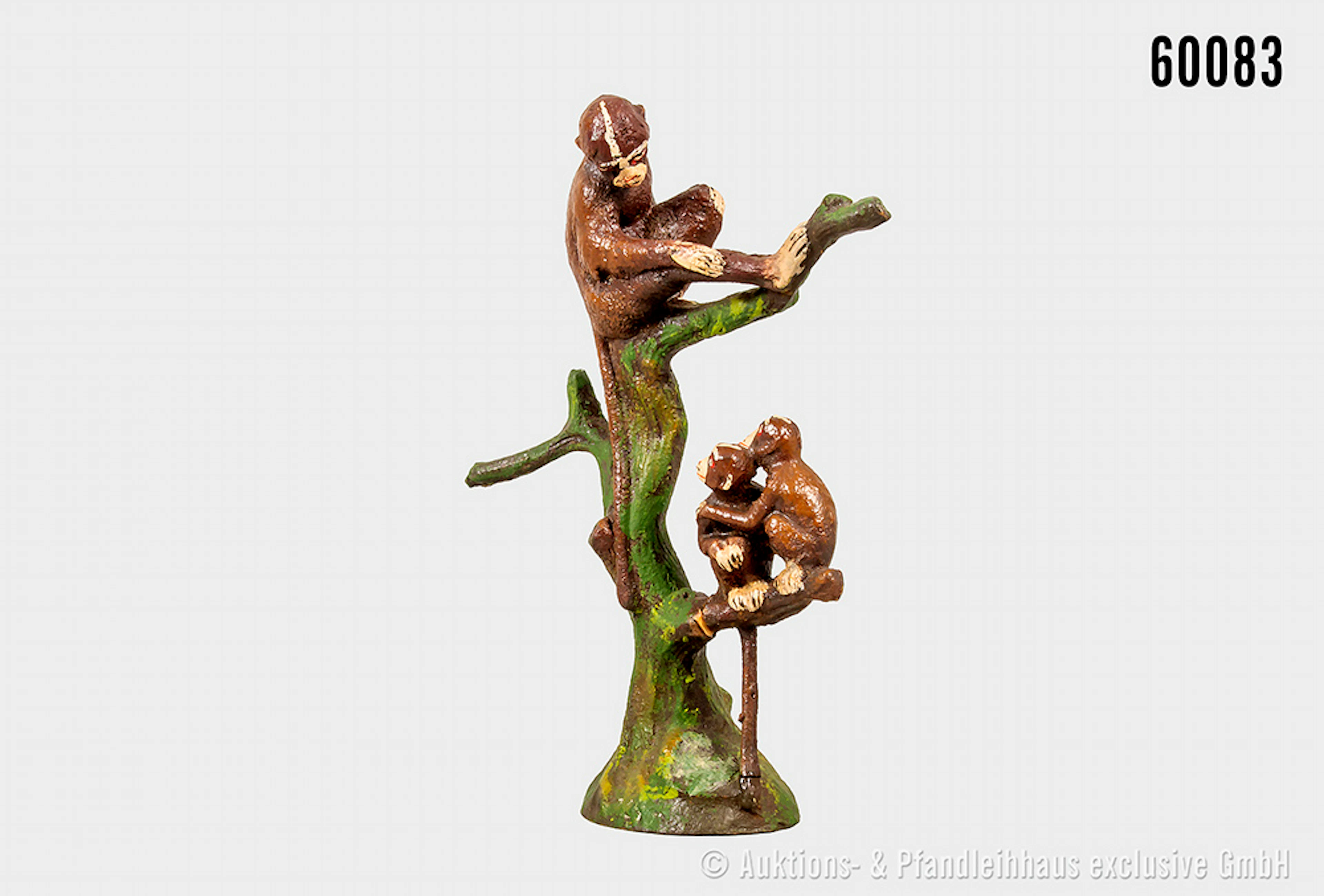 Lineol Affenbaum, Masse, Z 1-2, H ca. 15,5 cm, Originalstück ?