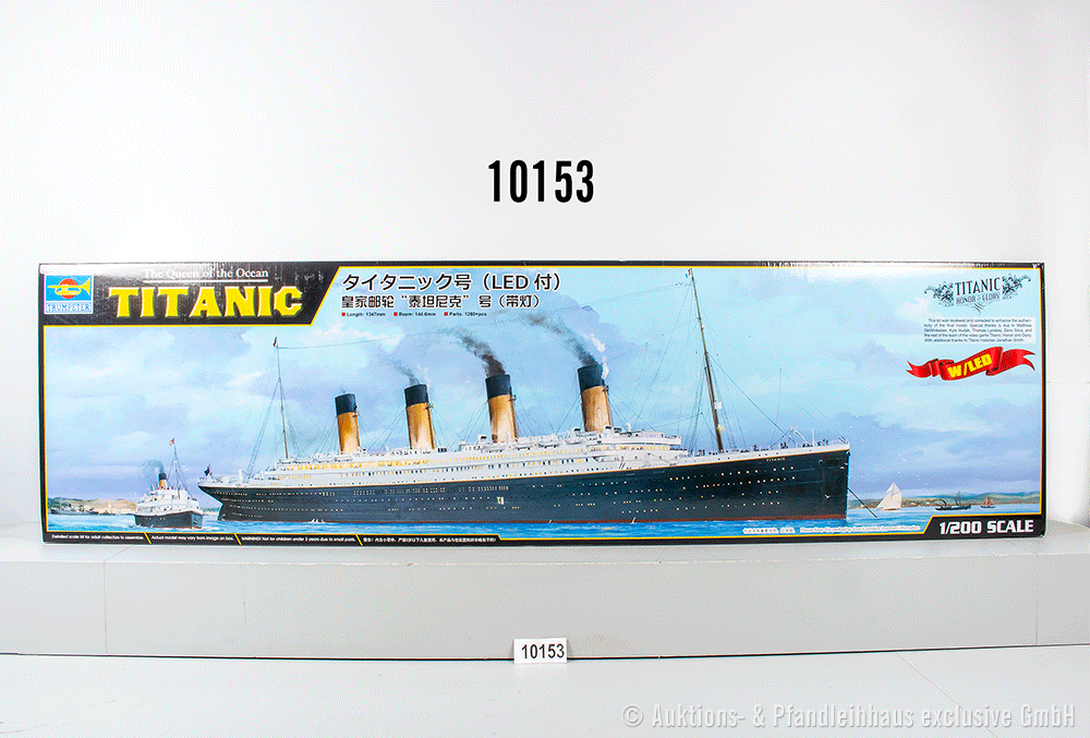 Trumpeter Schiffbausatz 03719 Titanic The Queen of the Ocean, 1:200