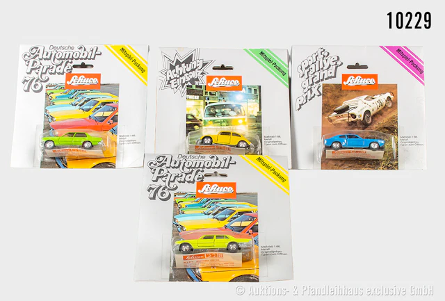 Schuco Mitspiel-Packungen, 306 877 Ford Capri RS Rennausf., 301 873