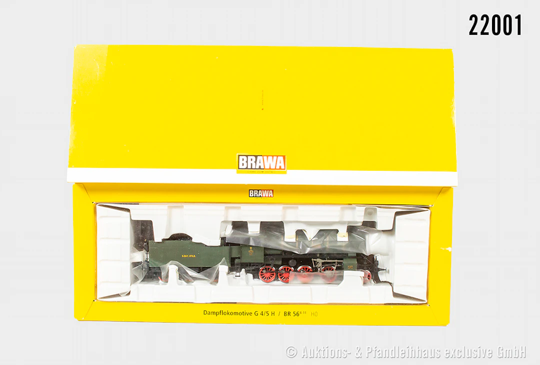 Brawa H0: 4102 Dampflok G 4/5 H, K.Bay.Sts.B., BN 5506, digital/Sound, Z 1, OVP