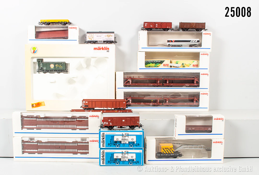 Ca. 22x Märklin H0 Güterwagen: u.a. 4741, 4740, 48846, 2x 4712, 4671