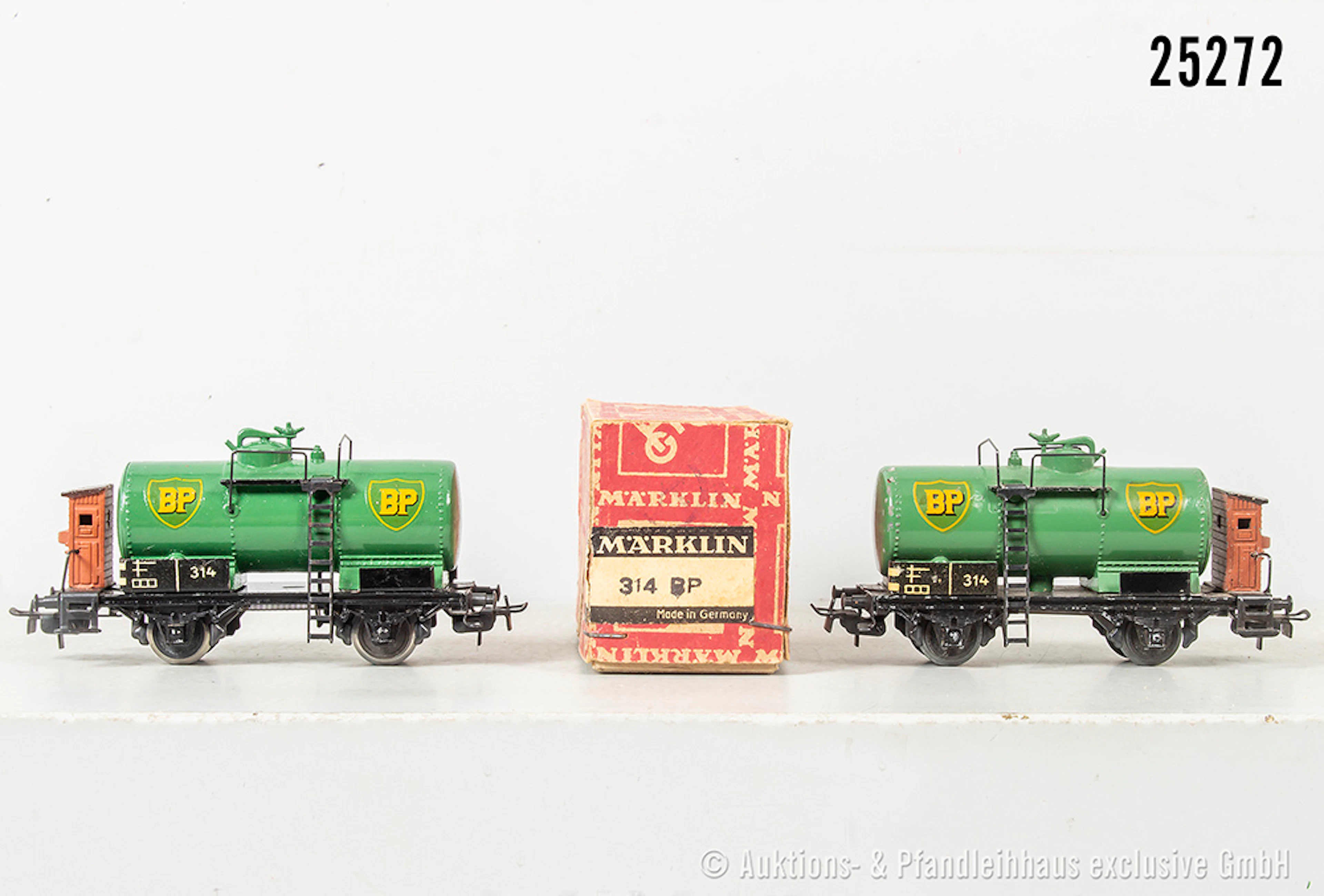 Märklin H0:2x Kesselwagen 314B, Typ 2+3, Z 1-2, 1x OVP