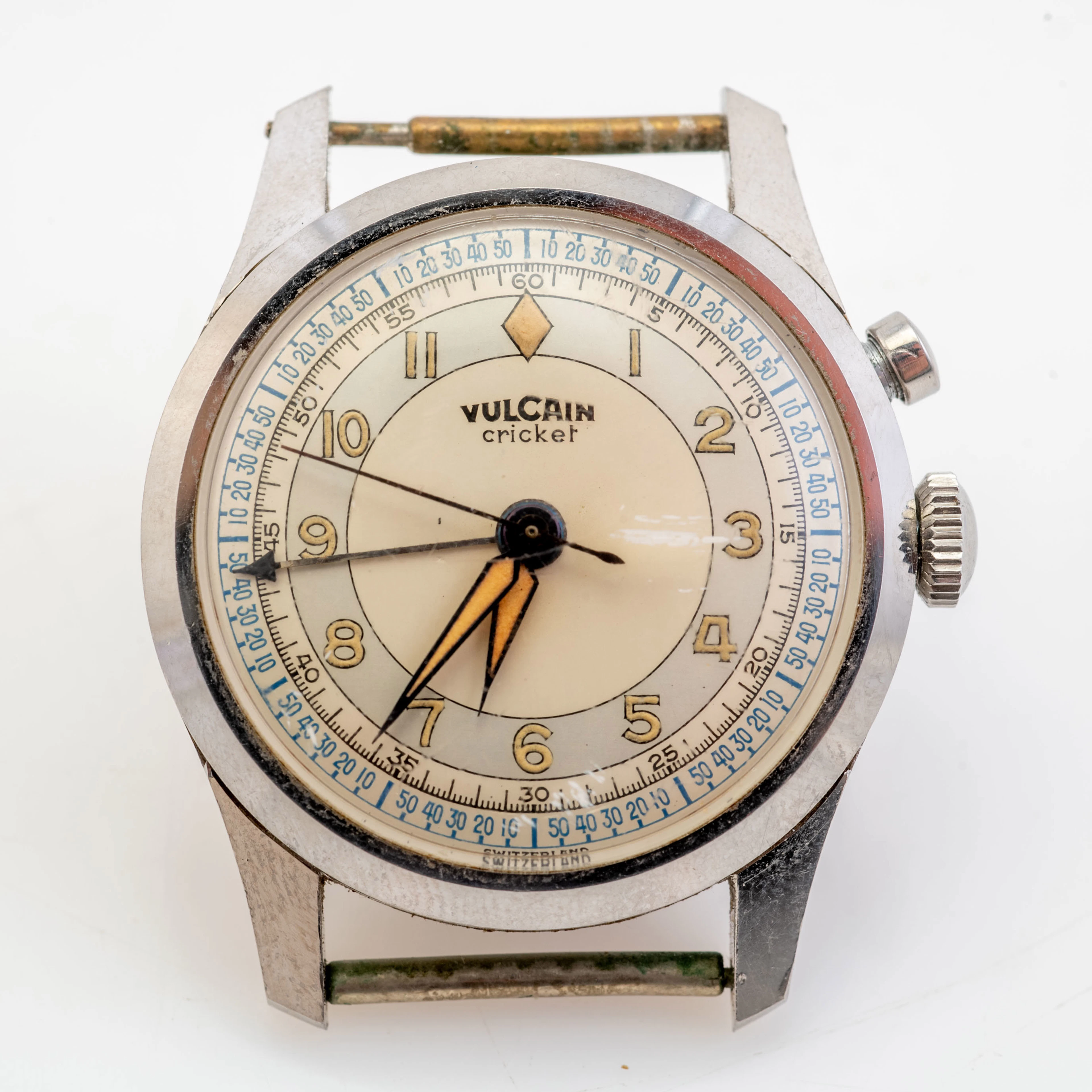 VULCAIN, armbandsur, Cricket, stål