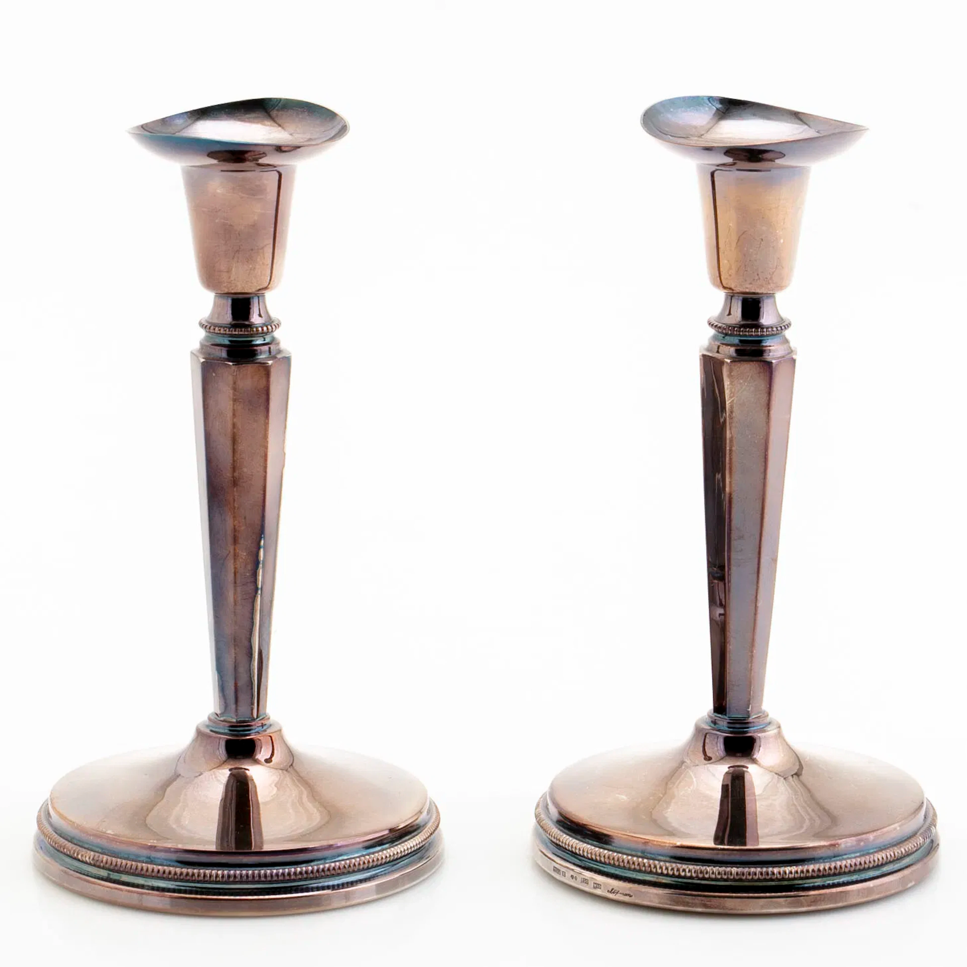 ERIC LÖFMAN, ljusstakar, 1 par, silver