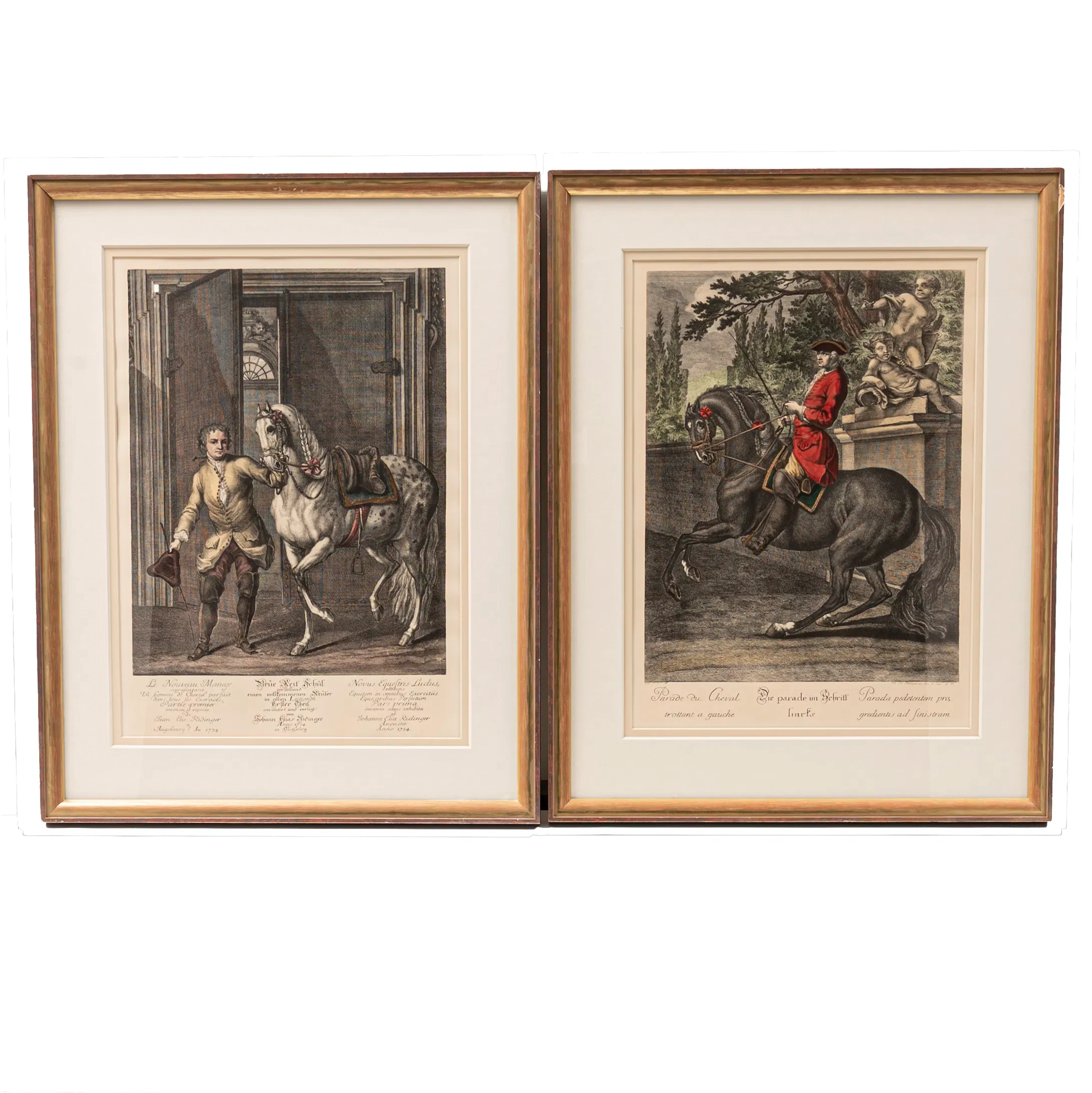 JOHANN ELIAS RIDINGER, efter, 2 st