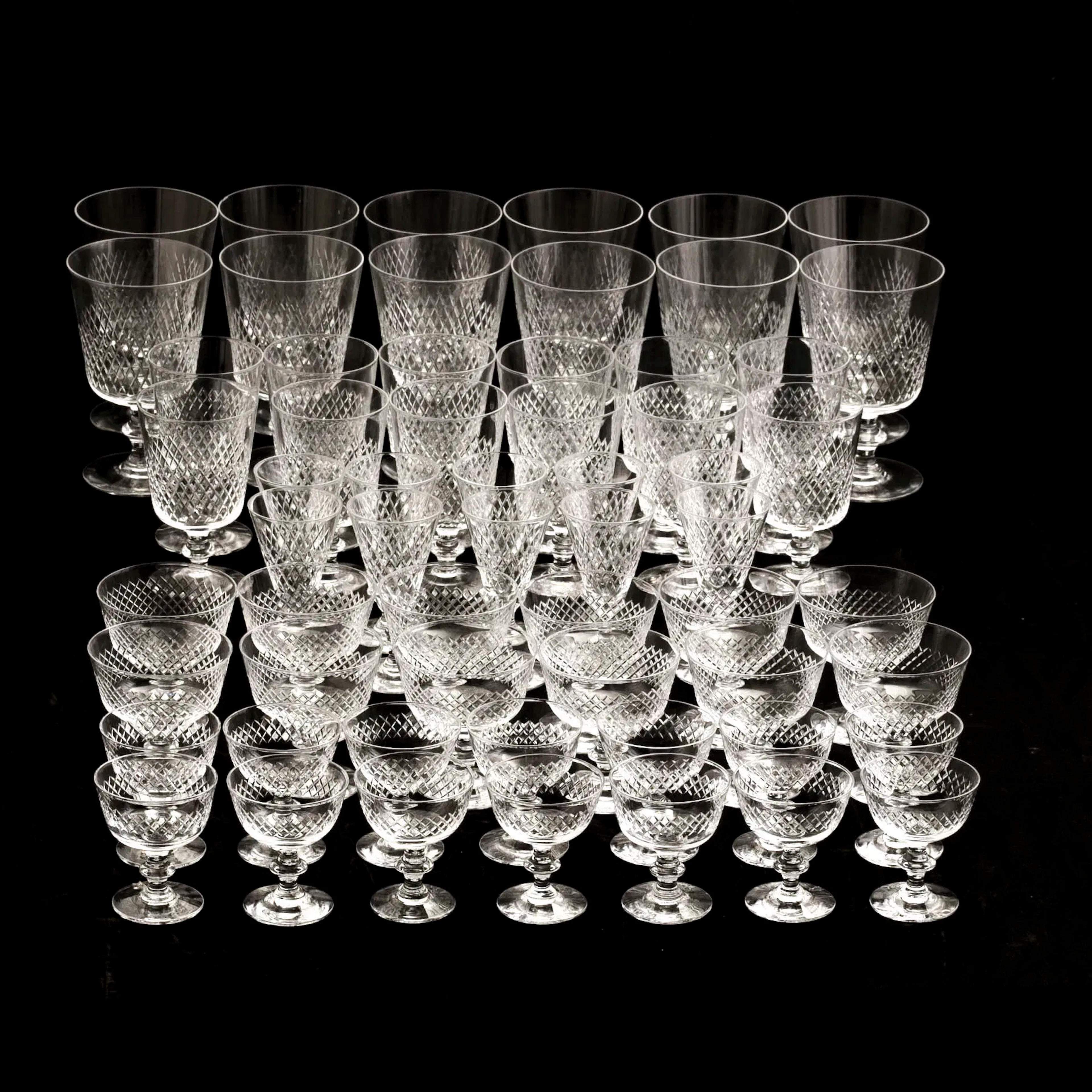 VICKE LINDSTRAND, glasservis, 60 delar