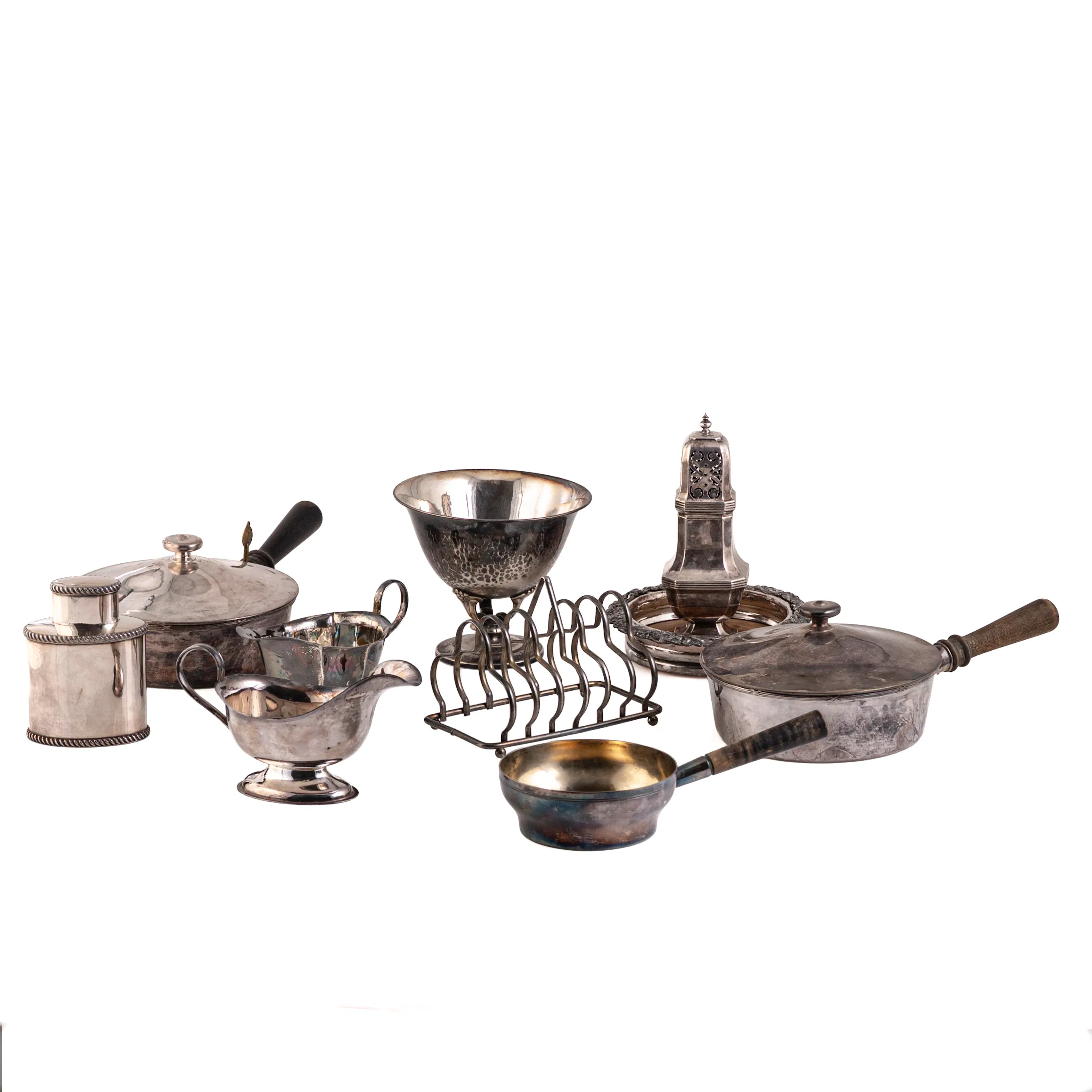 SERVERINGSFÖREMÅL, nysilver, 1900-tal