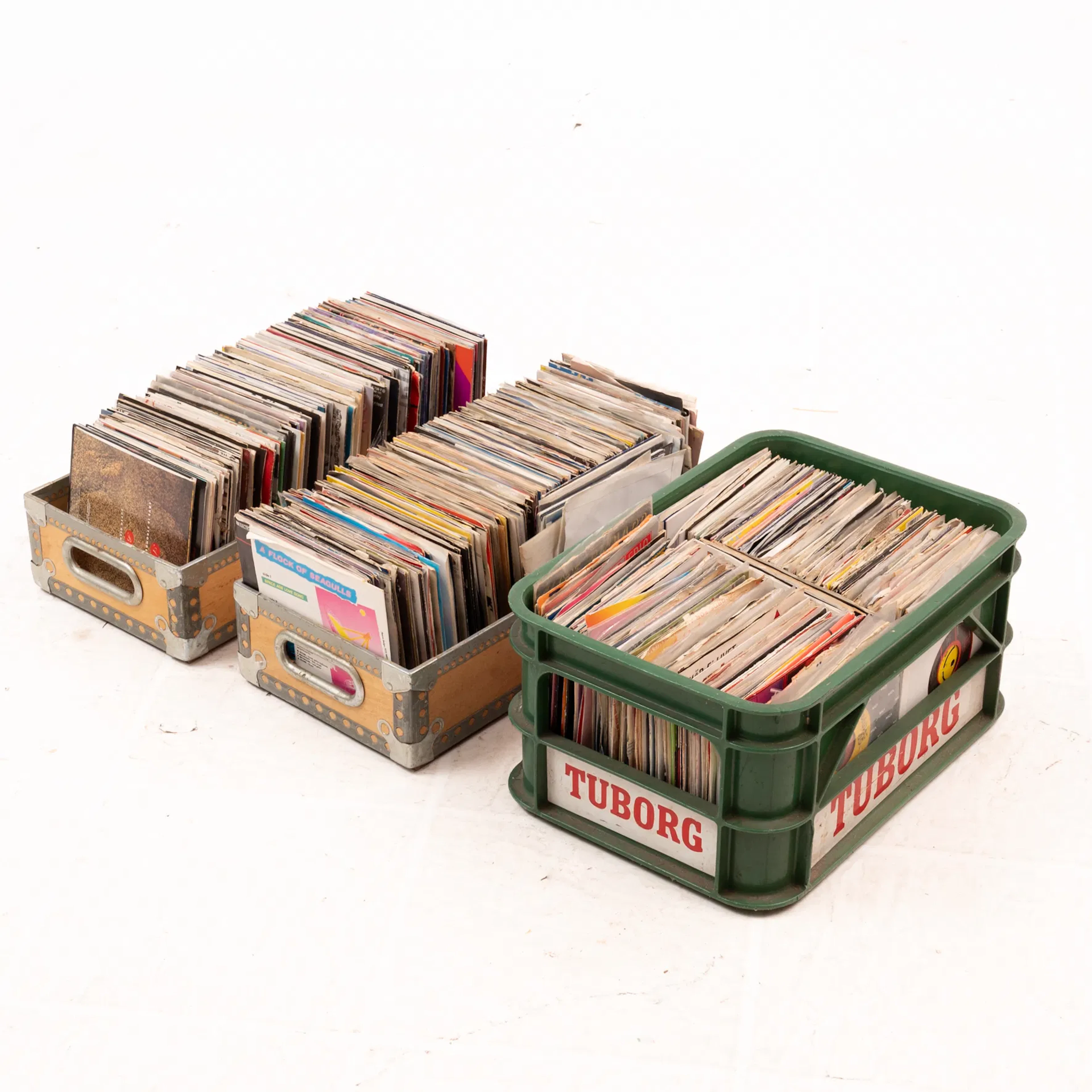 VINYL, singelskivor ca 734 st