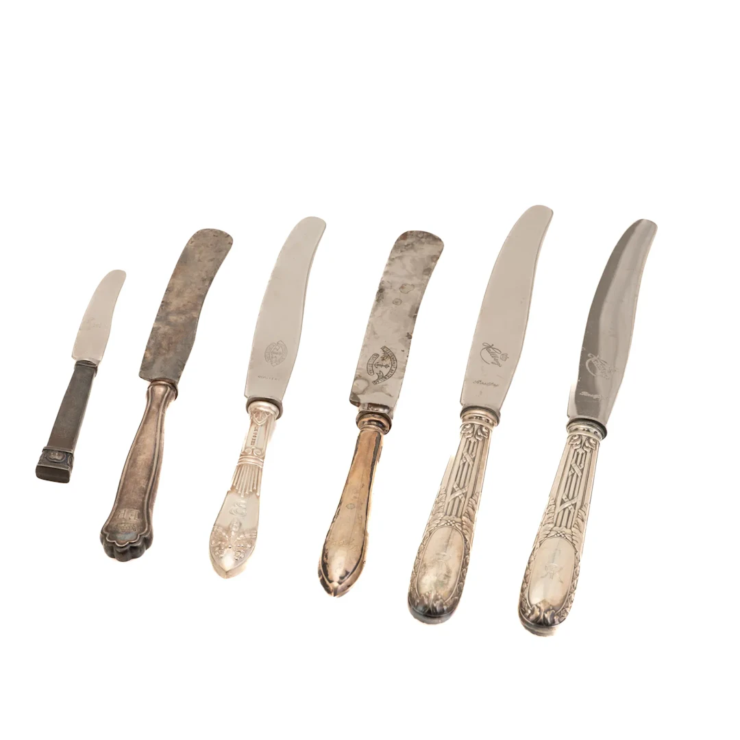 KNIVAR, 6 st, silver