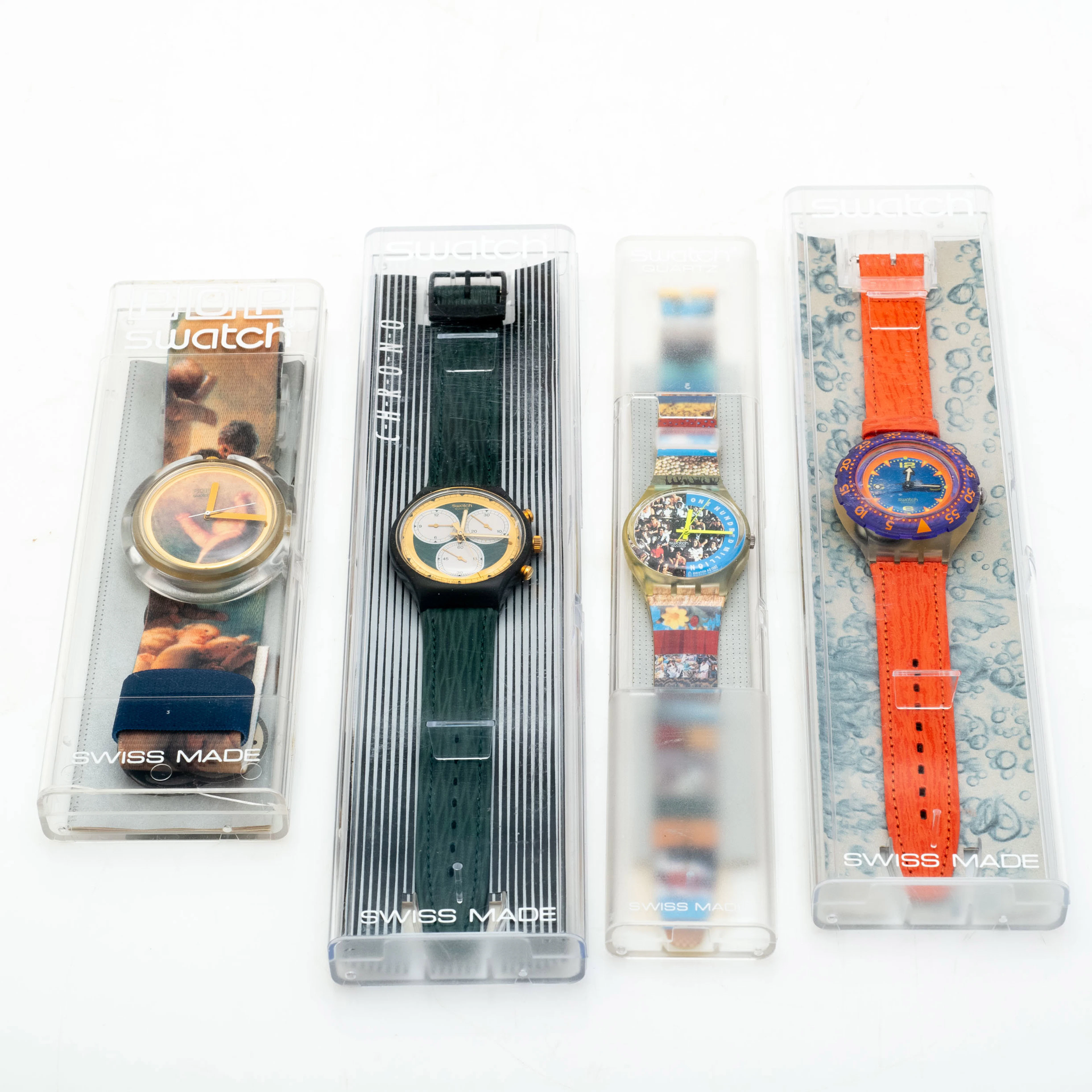 SWATCH, armbandsur, 4 st