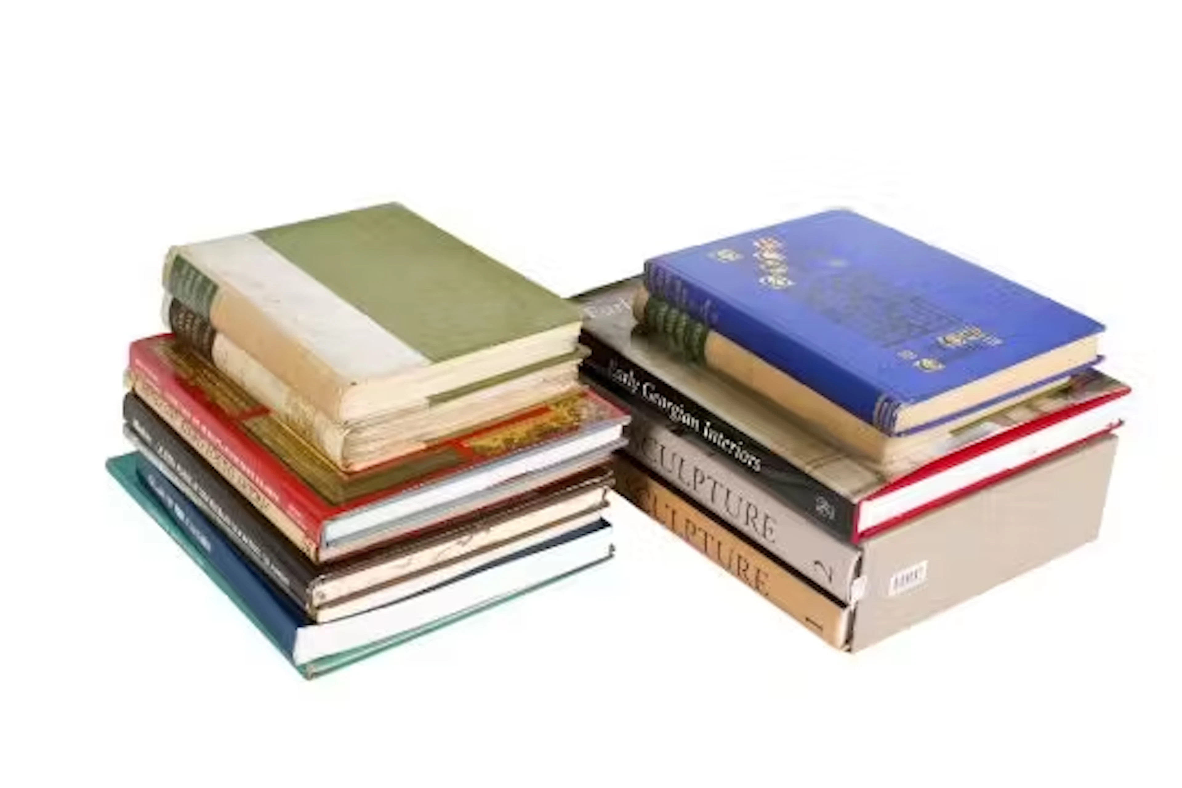 A collection of art books. To include picture framing, mirrors and
