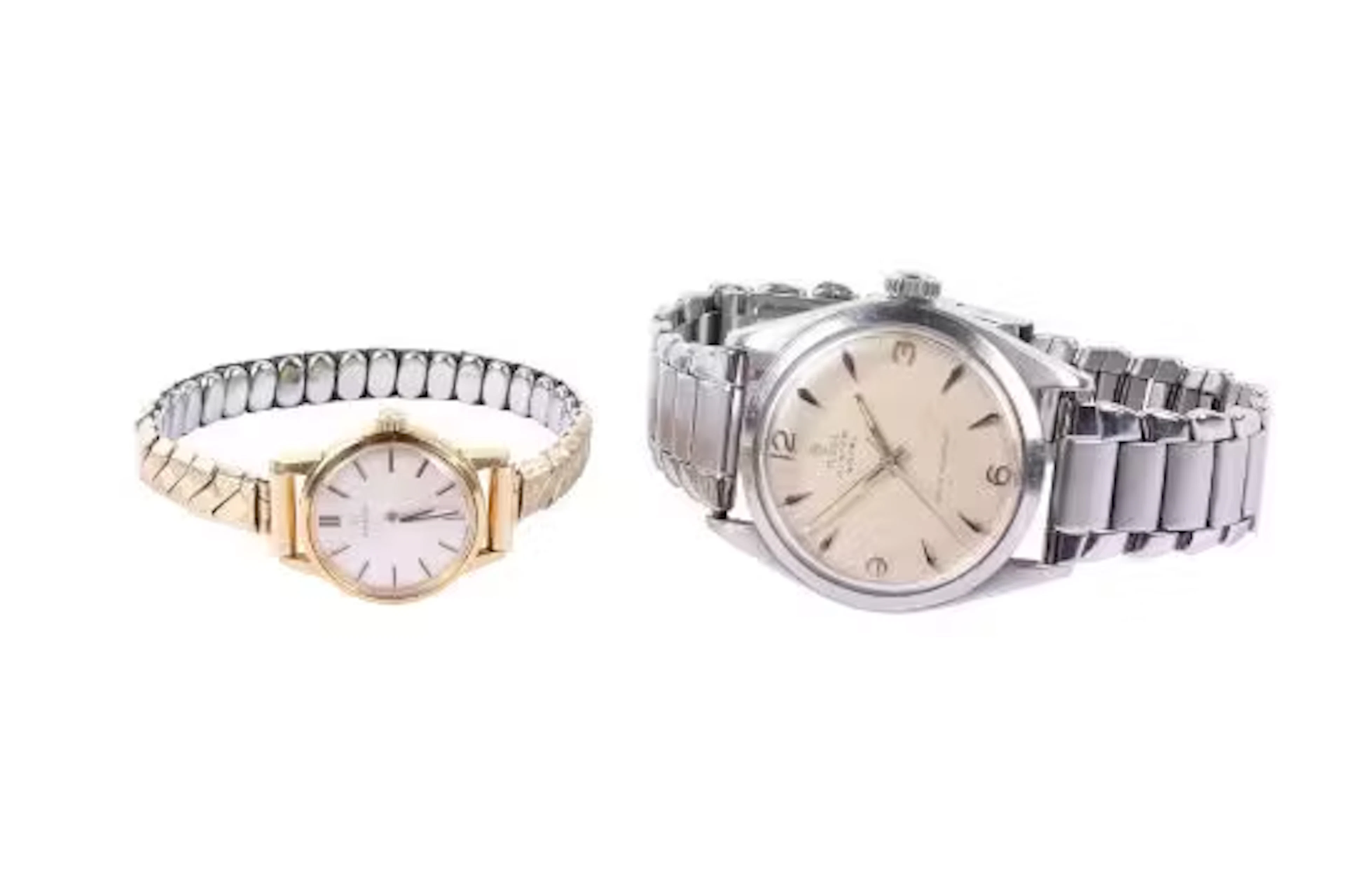 A Tudor Oyster Royal stainless gentleman's wristwatch and a lady's