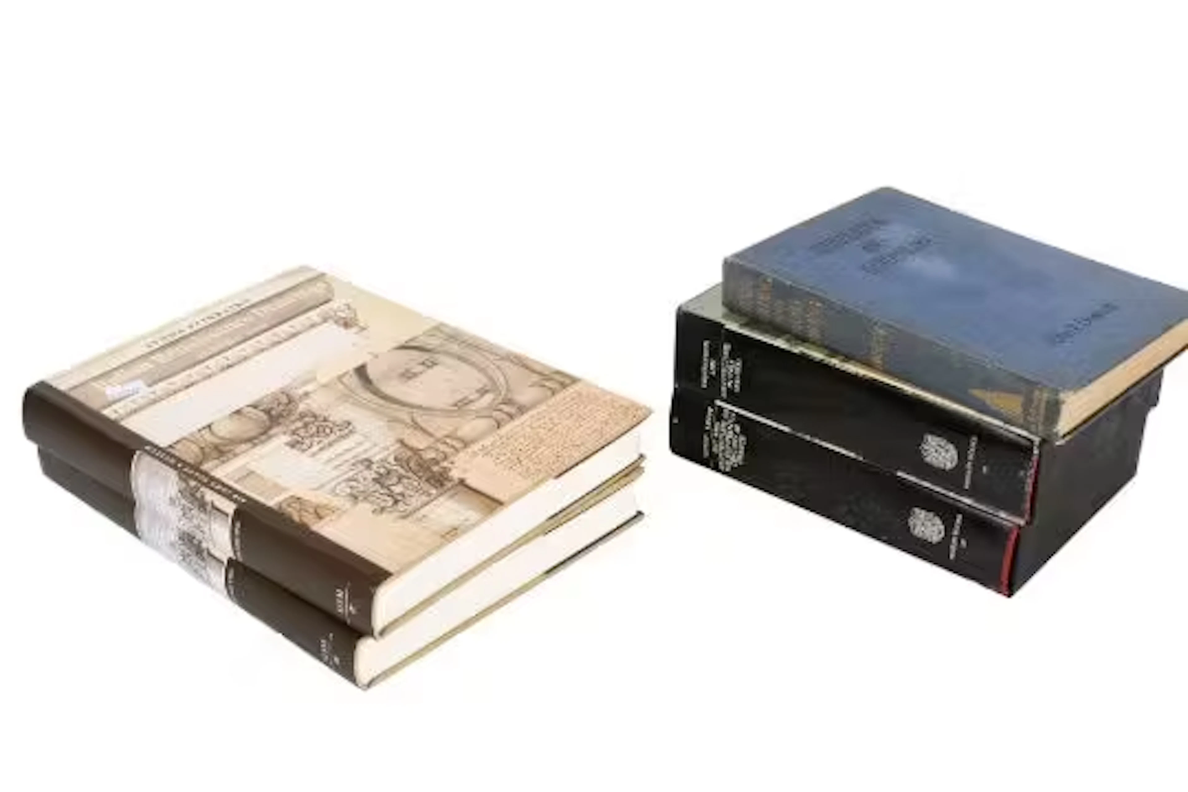 A collection of assorted design related books. Including H.