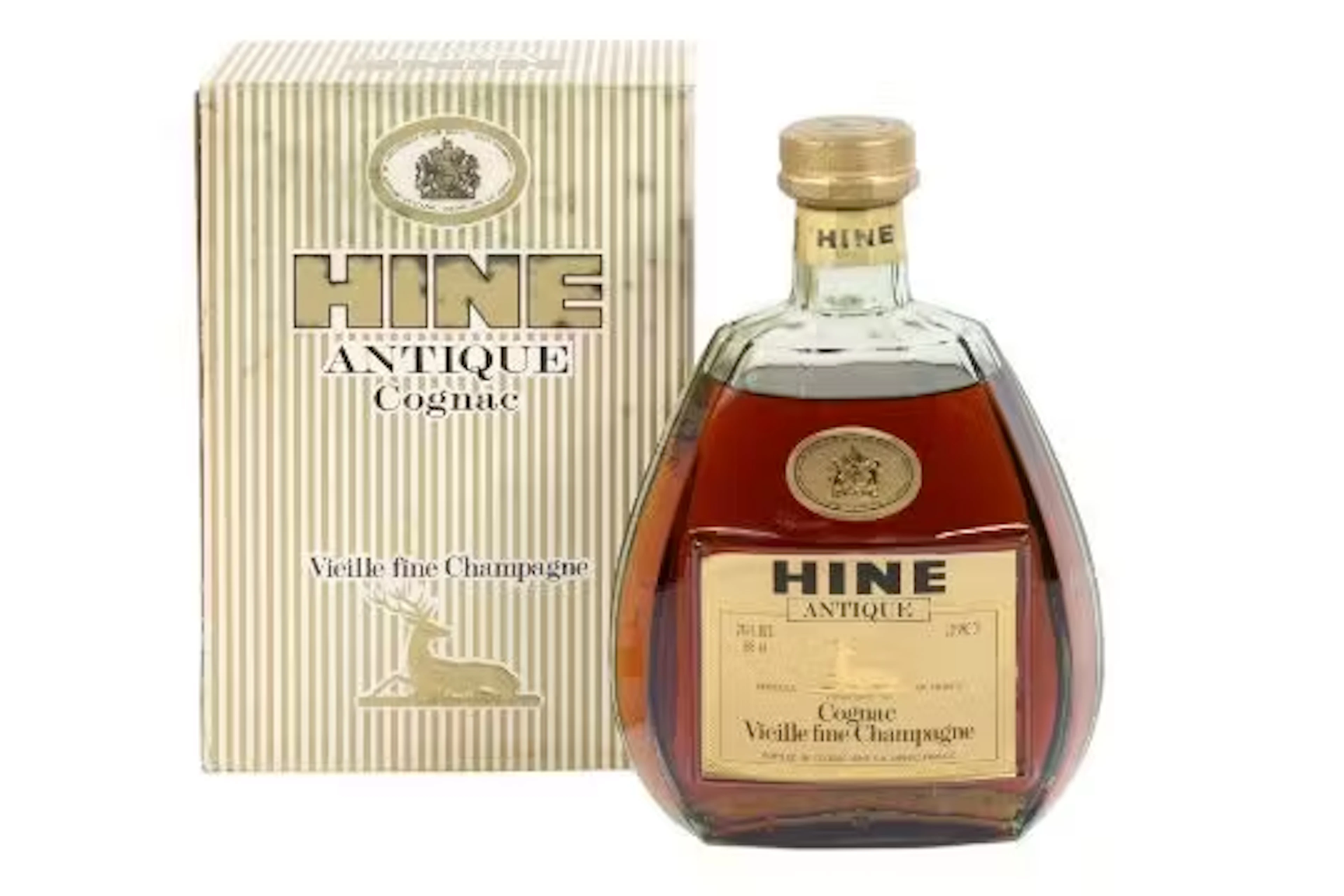 A circa 1960s/70s bottle of Hine Antique Cognac, Vieille fine Champagne