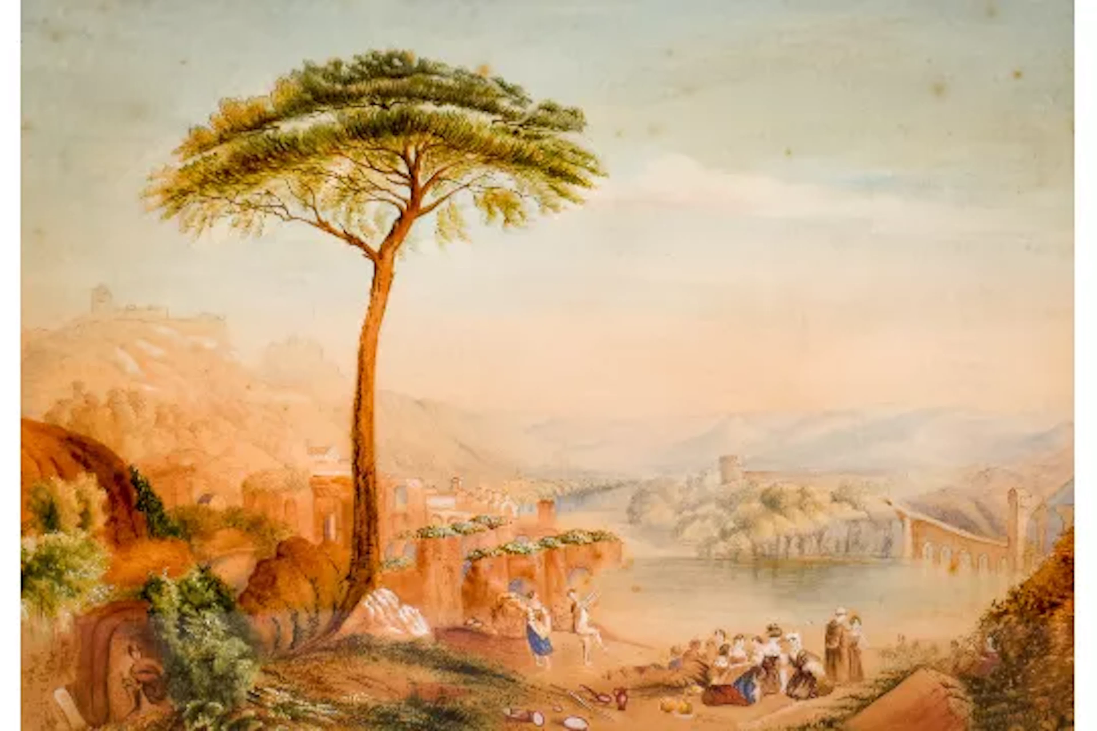 After J.M.W. Turner - Childe Harold's Pilgrimage - Italy, 1832, watercolour.